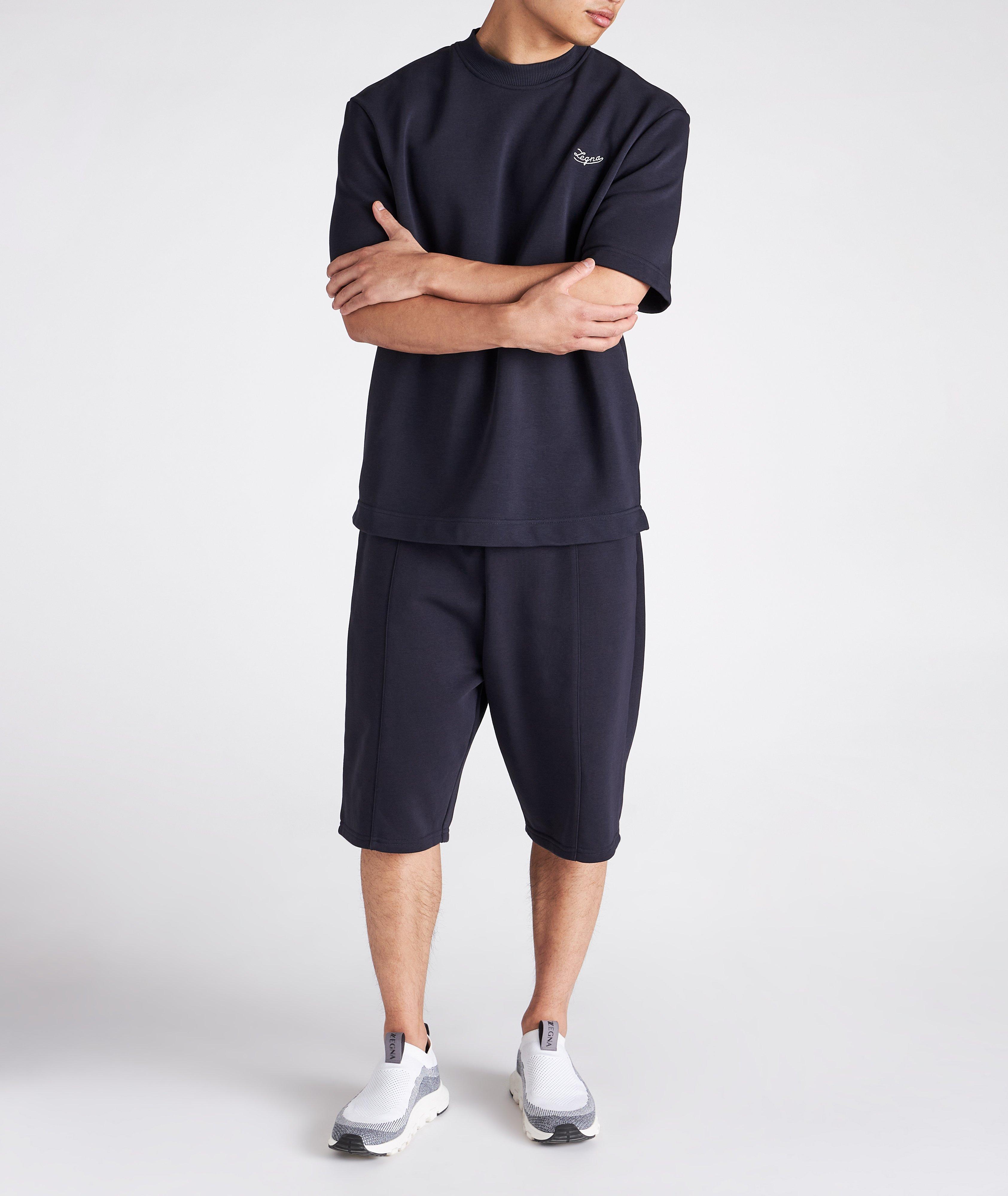 Drawstring Cotton Shorts image 4