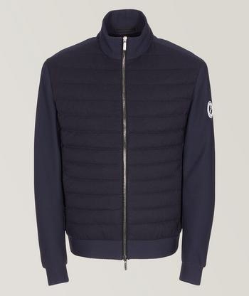 Moncler Tricot Padded Wool Cardigan | Sweaters & Knits | Harry Rosen