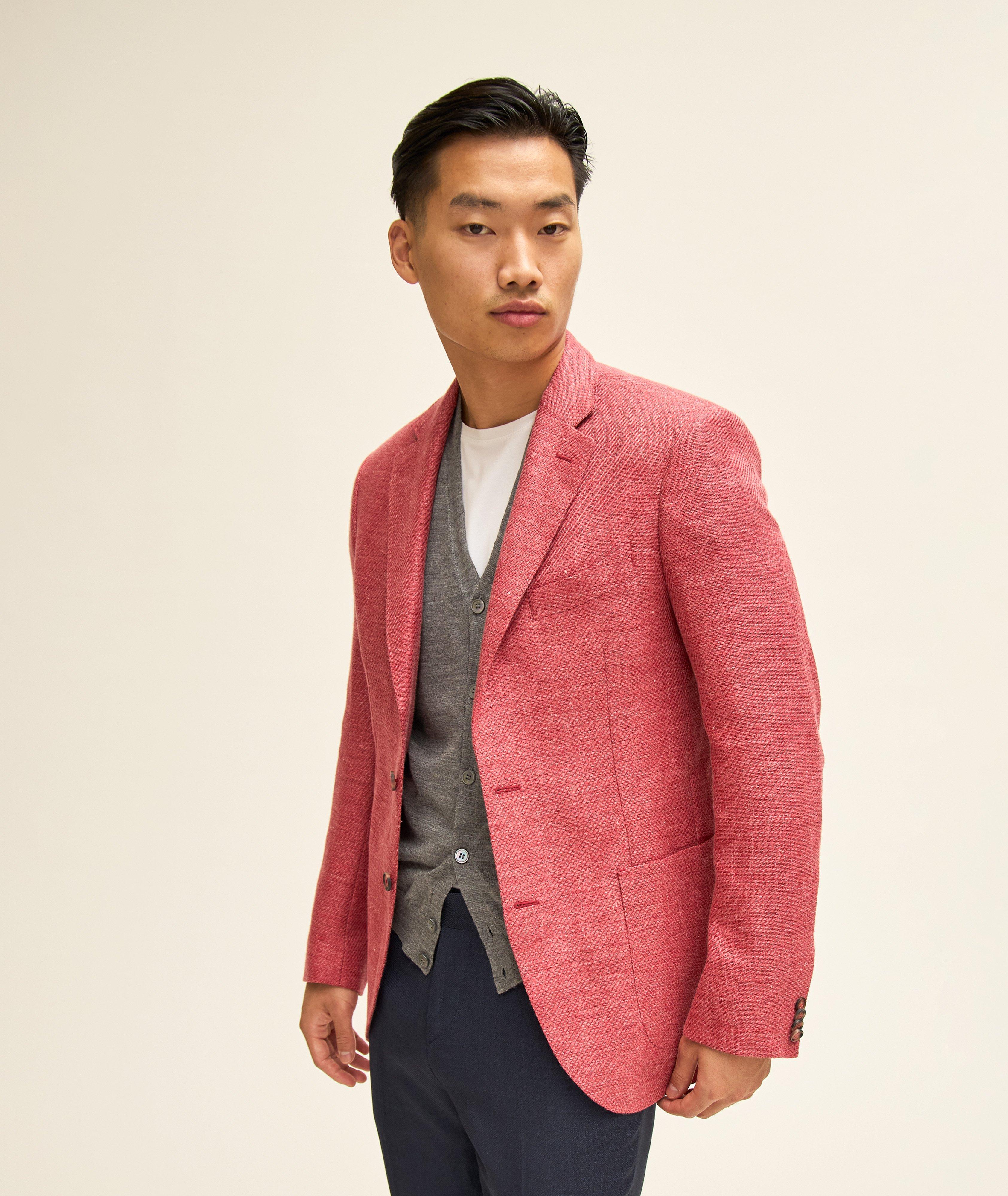 Mélange Linen-Wool Sport Jacket image 1