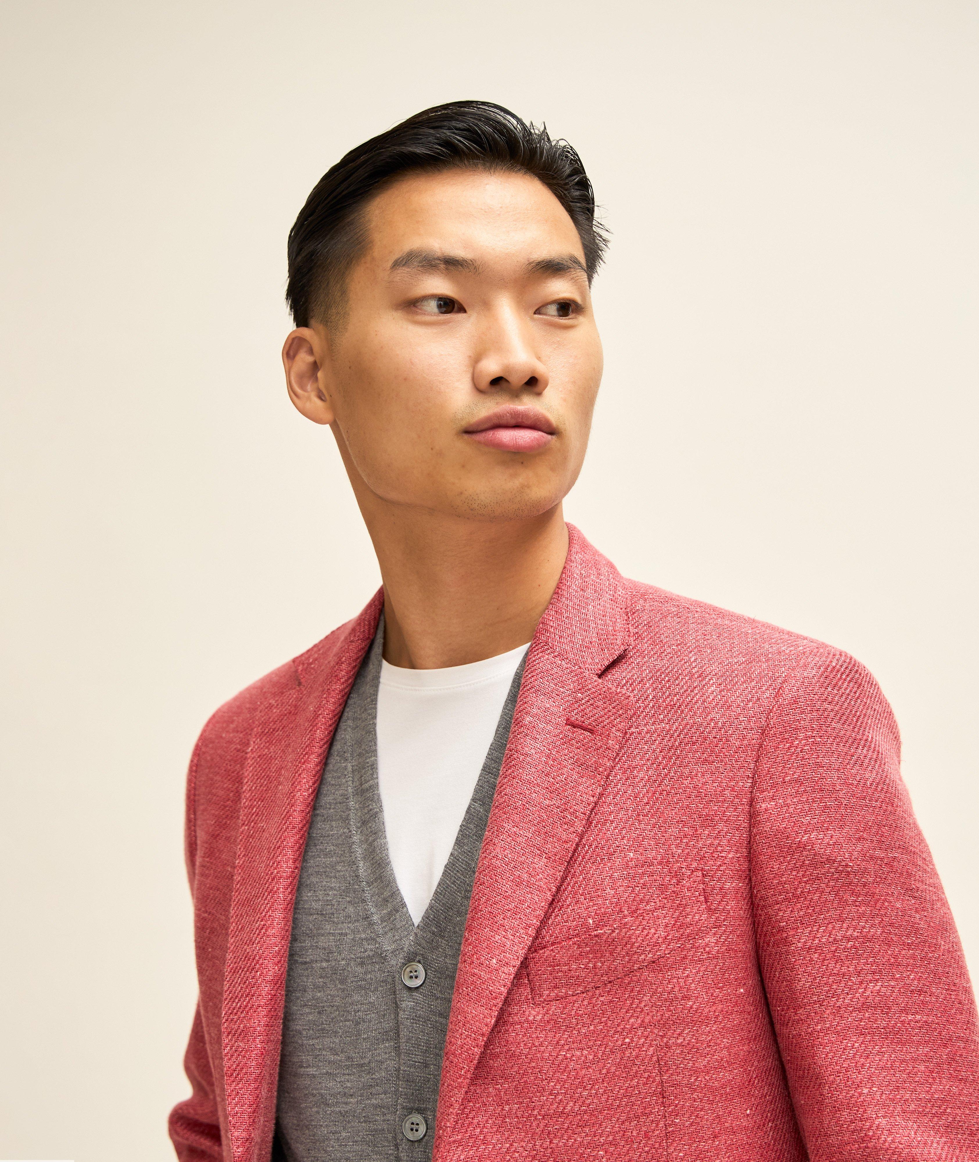Mélange Linen-Wool Sport Jacket image 3