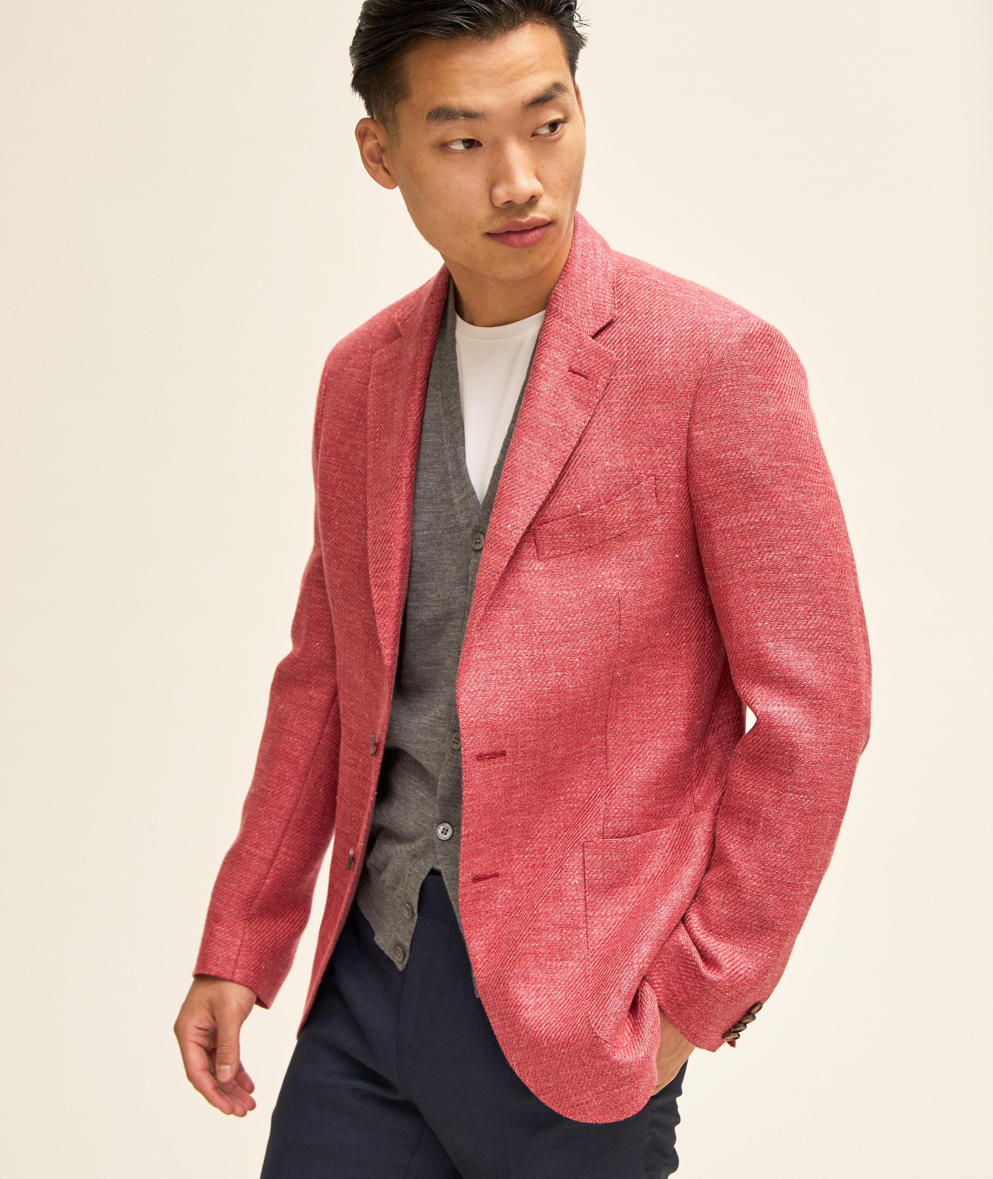 Mélange Linen-Wool Sport Jacket image 4