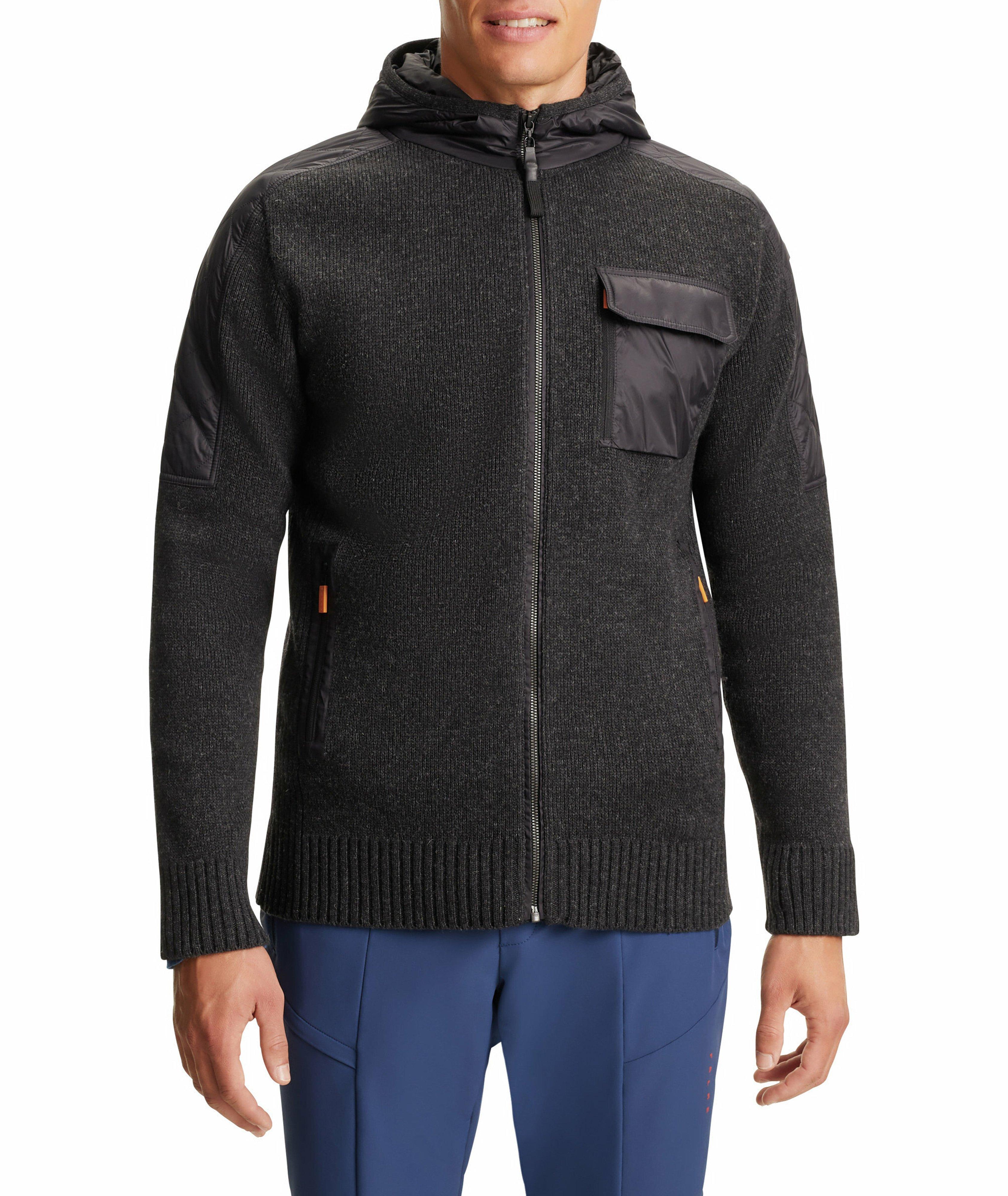 FALKE Woolen Knitted Hooded Jacket | Coats | Final Cut