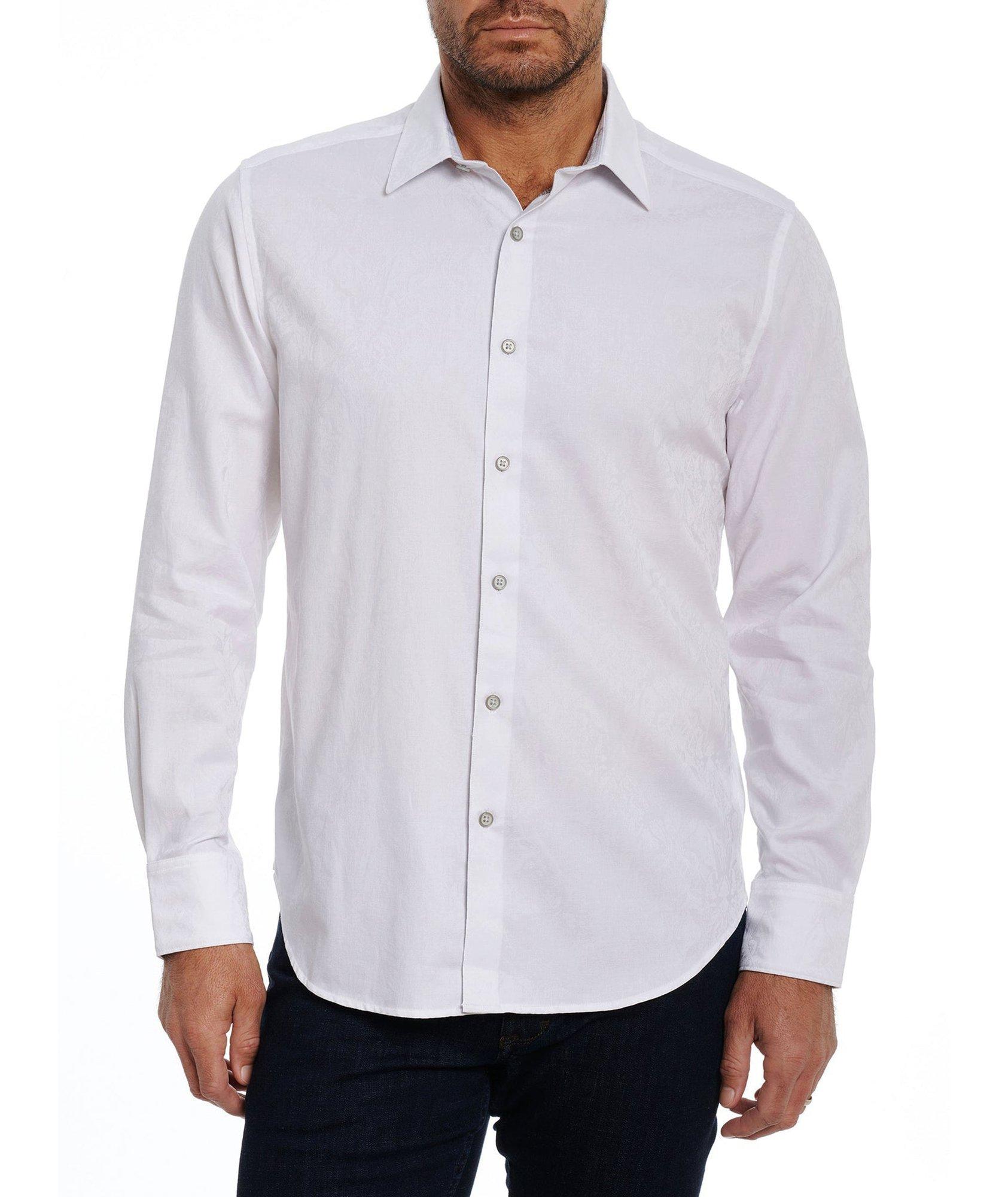 Robert Graham Chemise Highland De Coupe Classique En Blanc , Taille Homme TTG