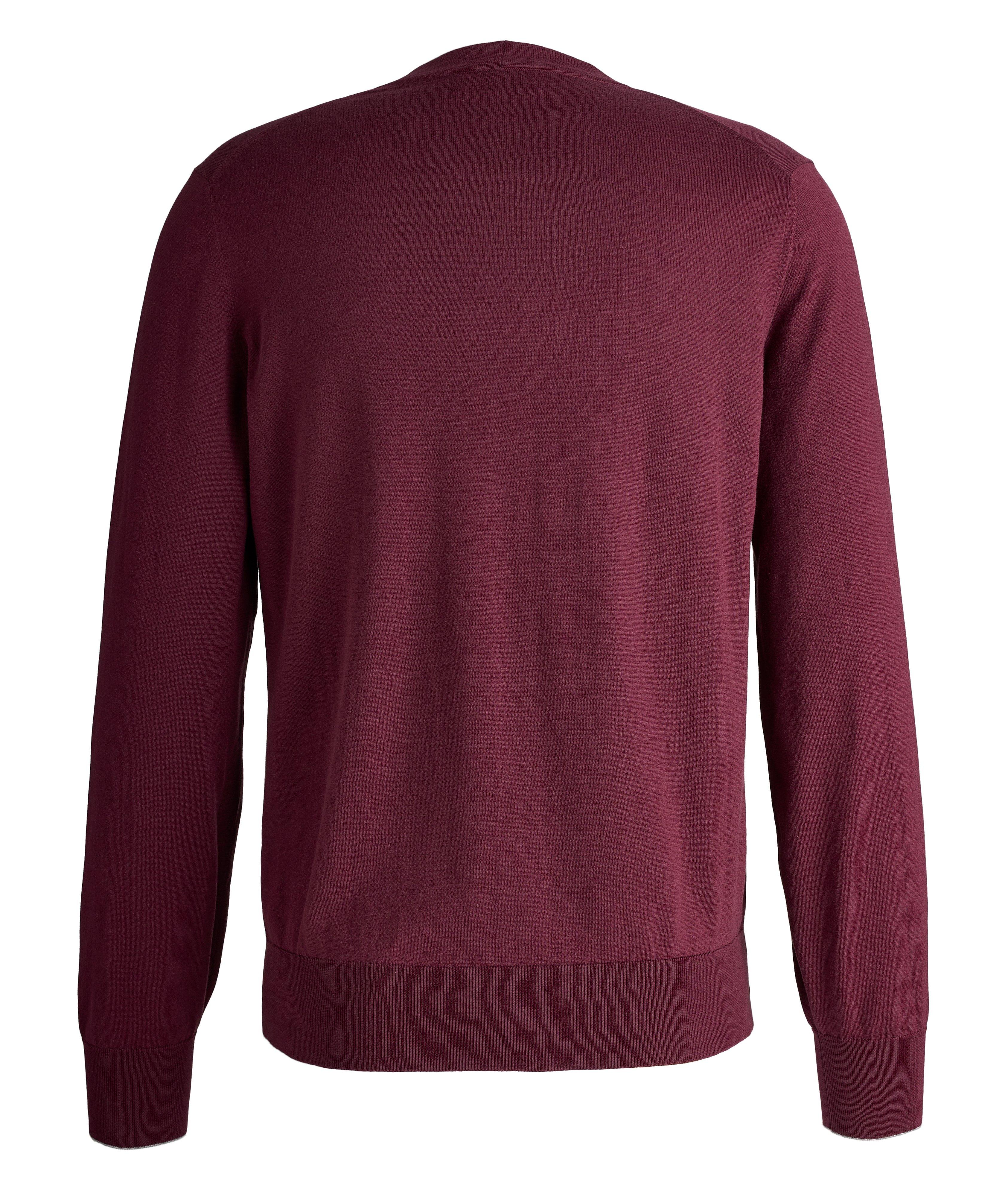 Cotton Knit V-Neck Cardigan image 1