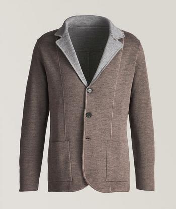 ジャケット THOM BROWNE Multicolor Wool Blazer Thom Browne Wool-Blend Quilted Herringbone Work Jacket