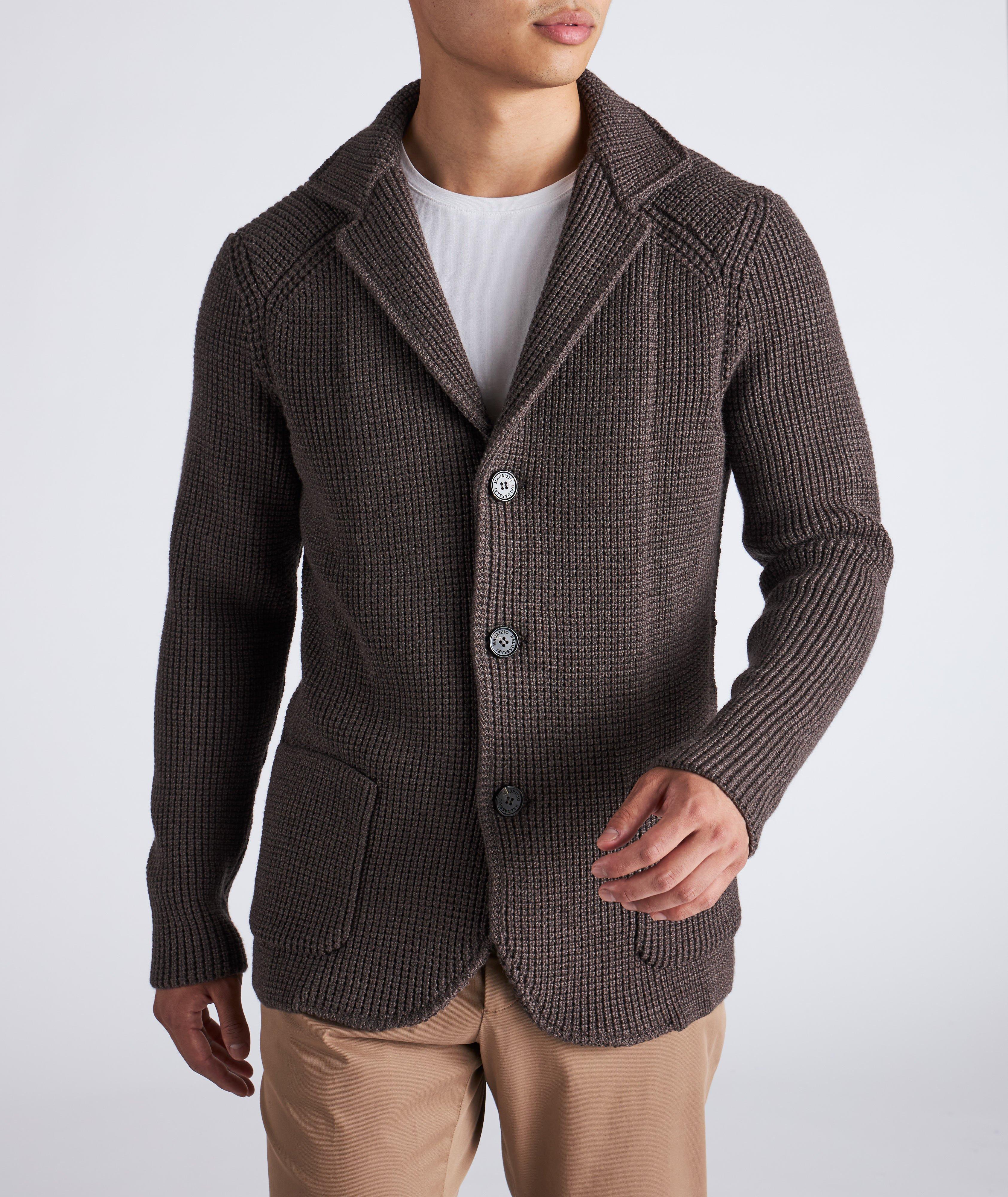 Maurizio Baldassari Brenta Wool Knit Swacket | Sweaters & Knits | Final Cut