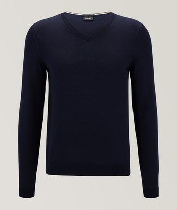 Boss v neck jumper sale