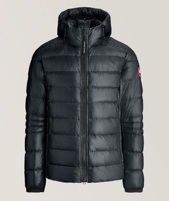 Hooded goose shop down jacket