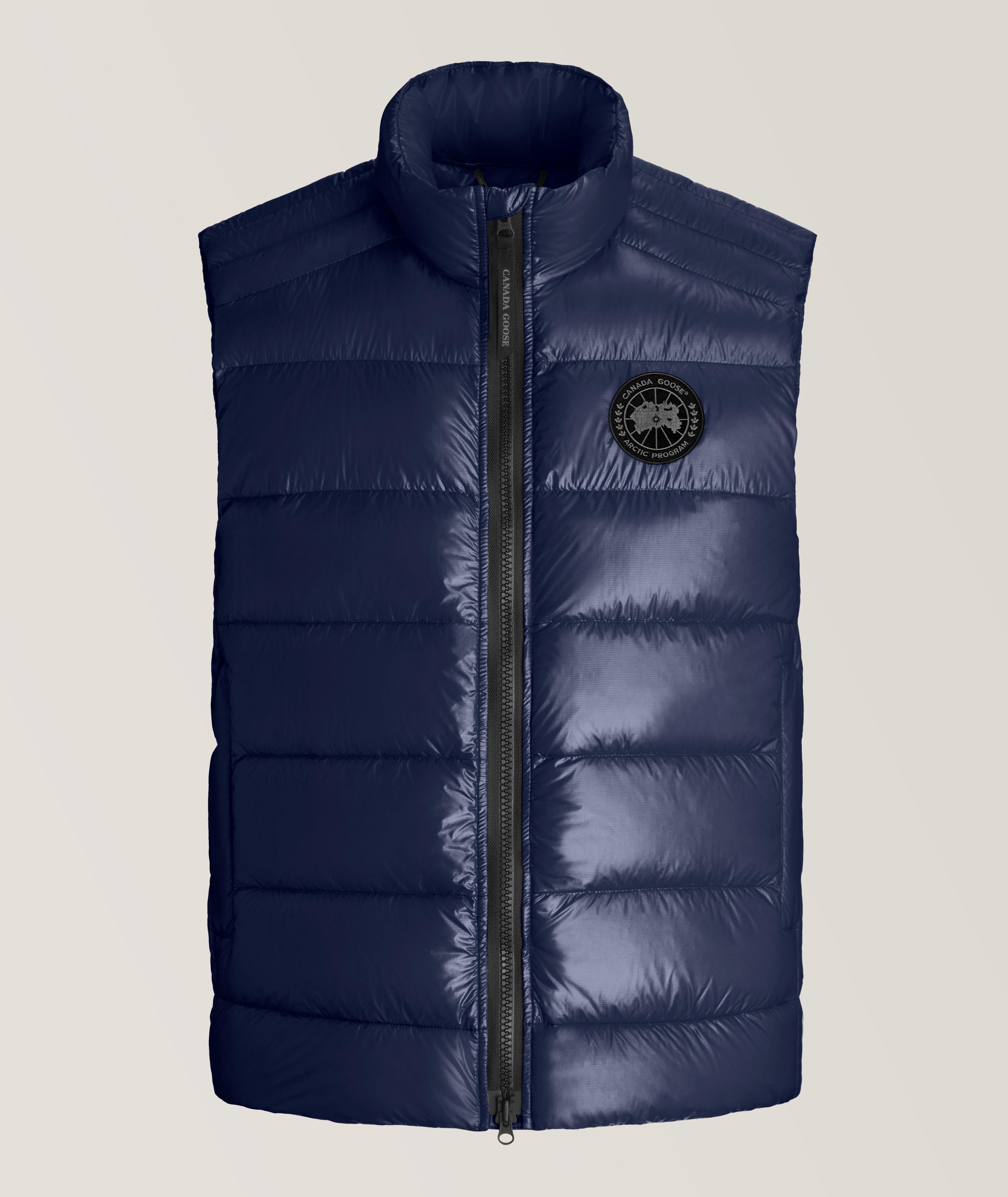 Canada Goose Veste Crofton, Collection Black Label En Bleu , Taille Homme Moyen