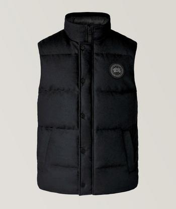 Canada goose gilet mens black clearance label