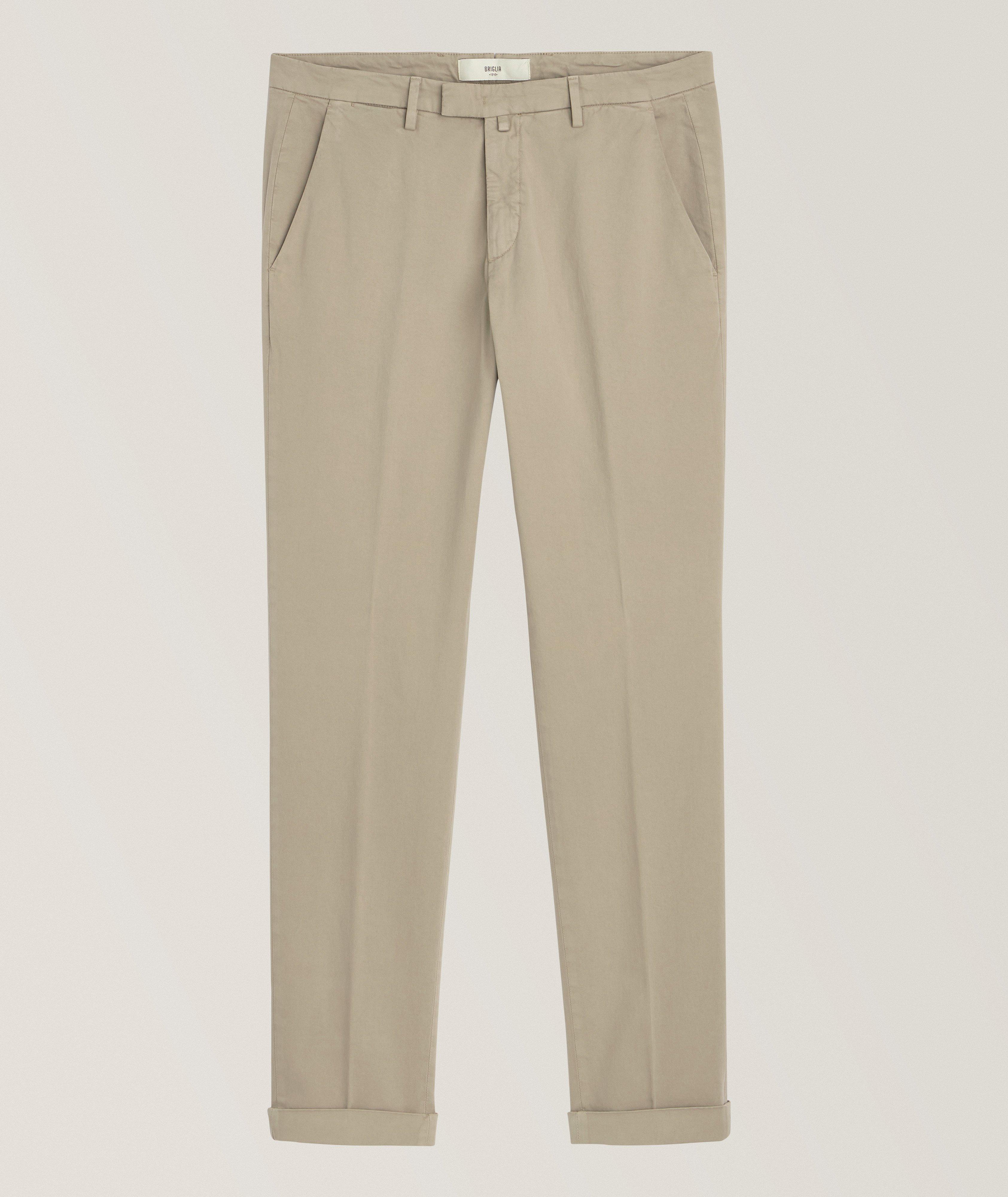 Stretch Jersey Cotton Chinos