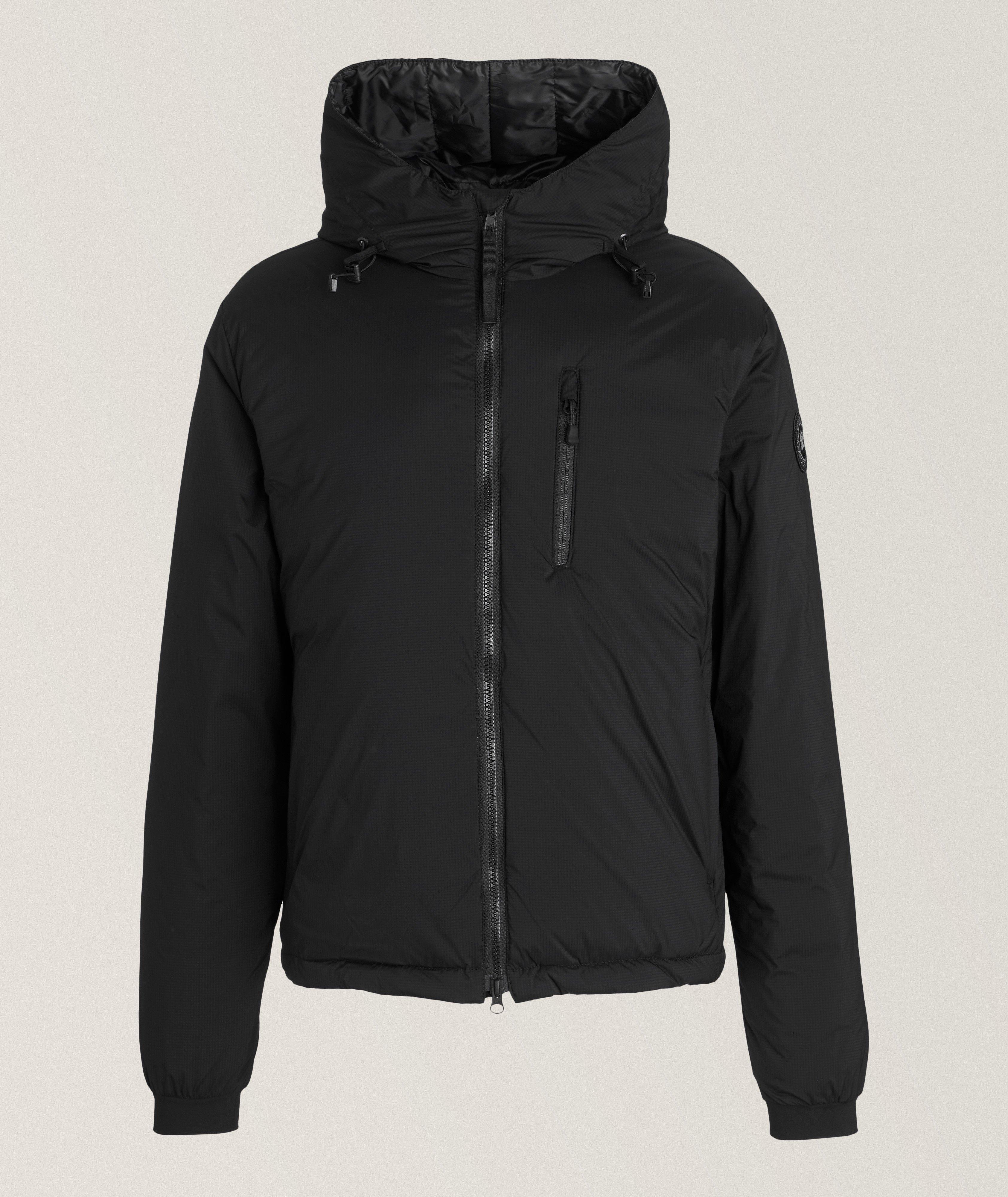 Canada Goose Blouson De Duvet Lodge À Capuchon, Collection Black Label En Noir | Taille Homme TTG