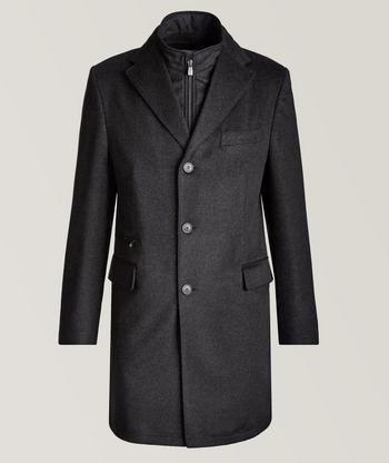 Water resistant wool on sale coat