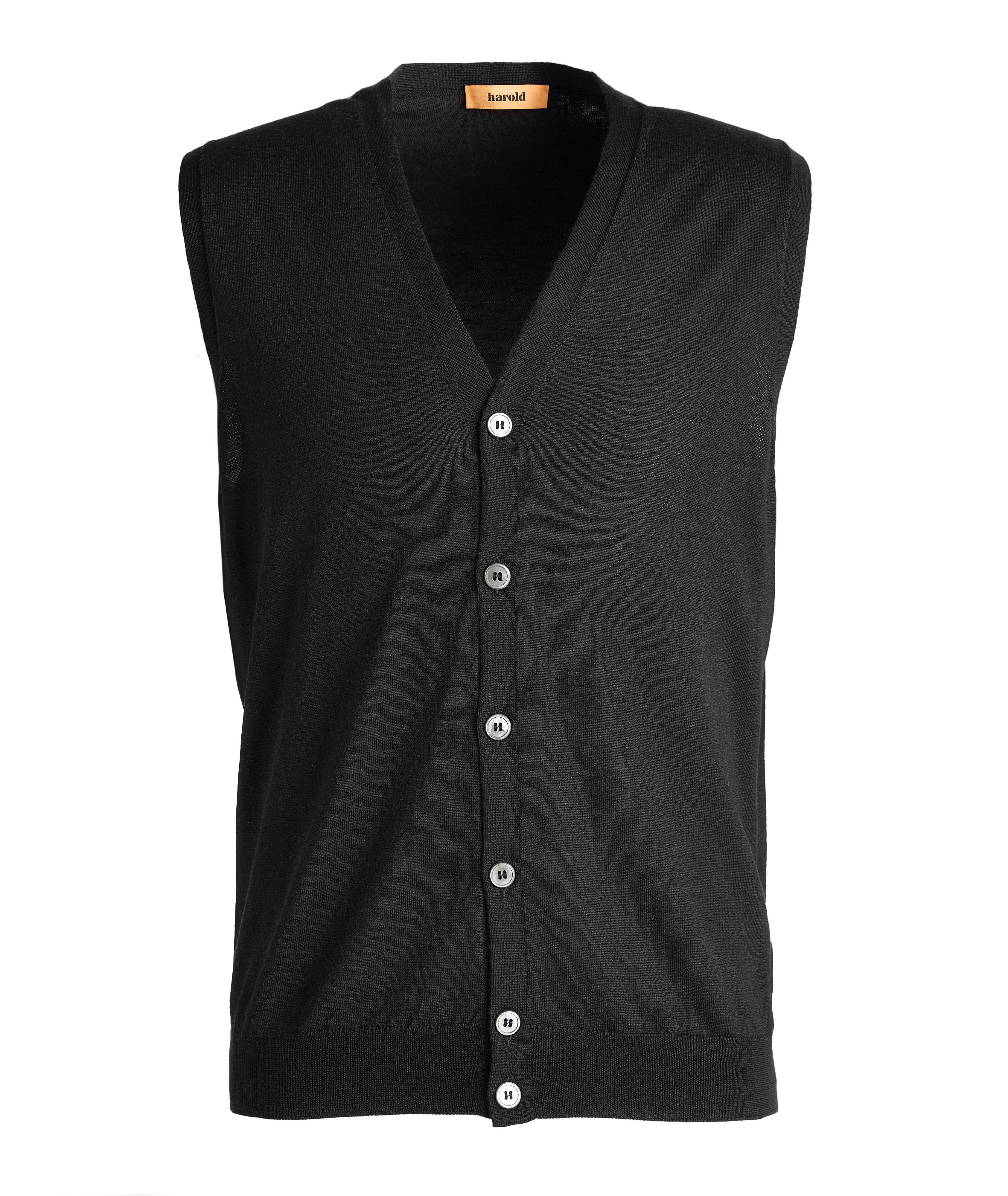 Wool Silk Knitted Vest  image 0