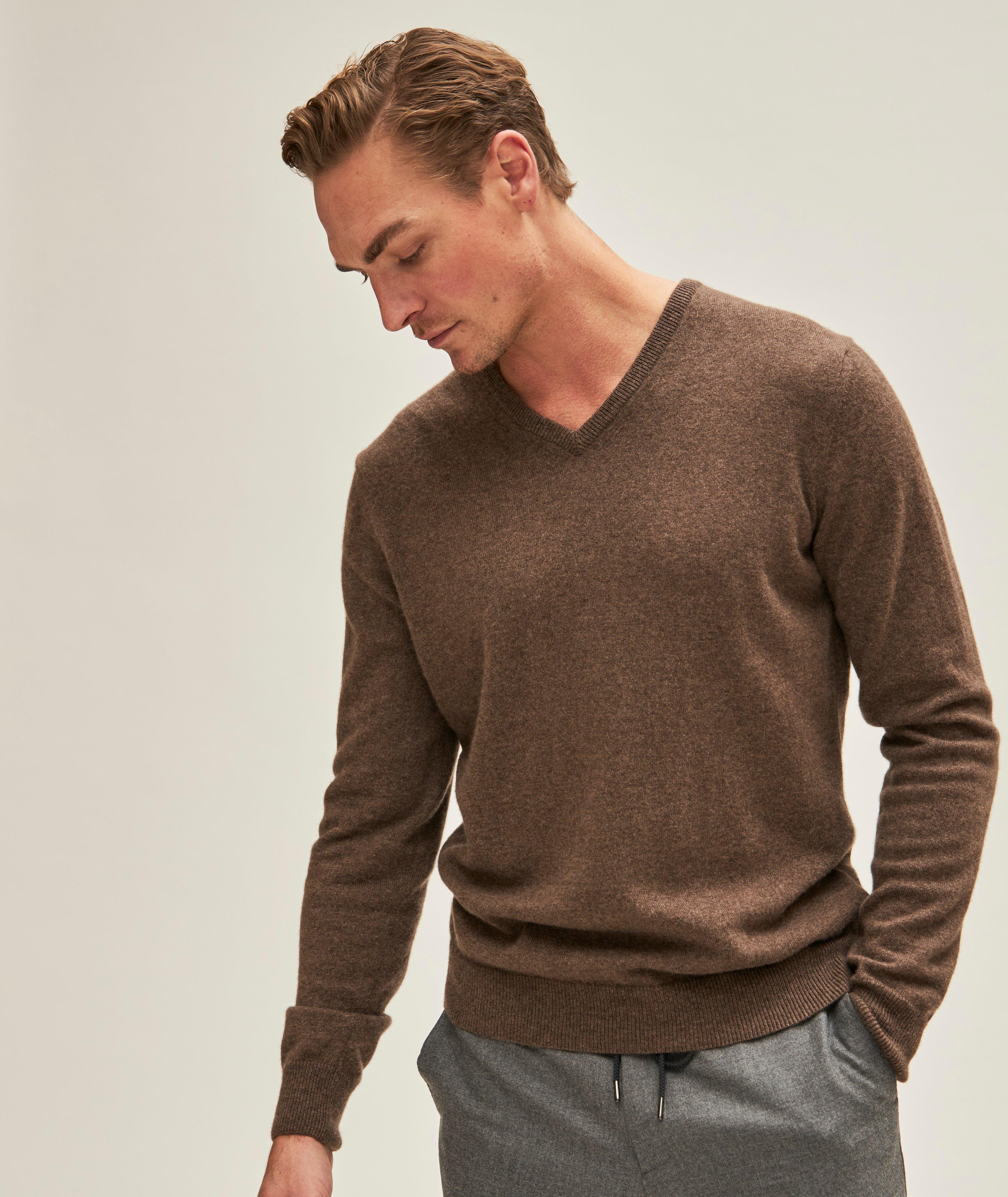 Cashmere V Neck Sweater image 1