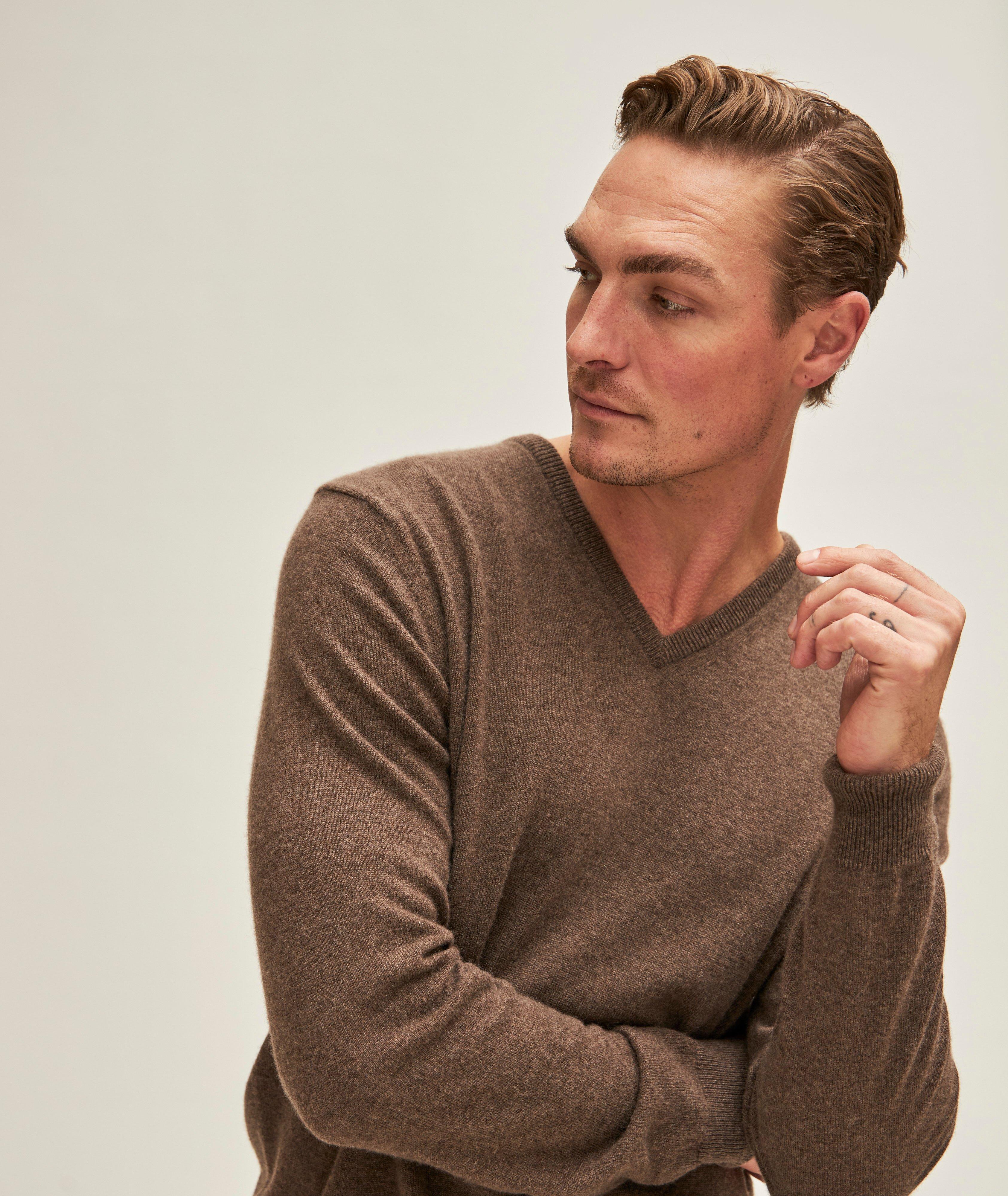 Cashmere V Neck Sweater image 2