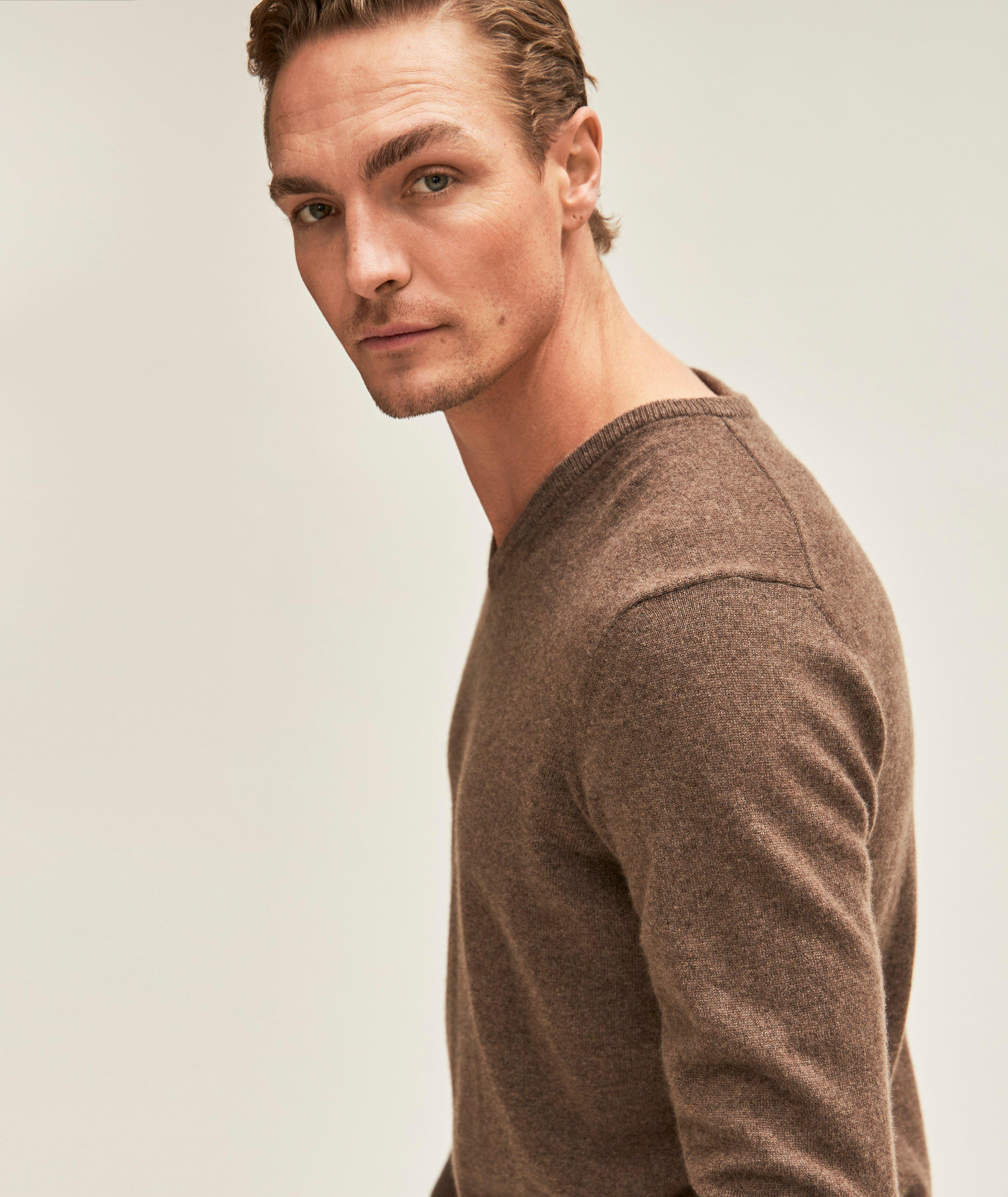 Cashmere V Neck Sweater image 4