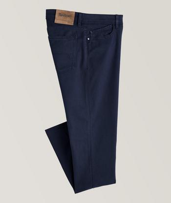 Re-HasH 'Rubens' Cotton-Tencel Twill Five Pocket Pants