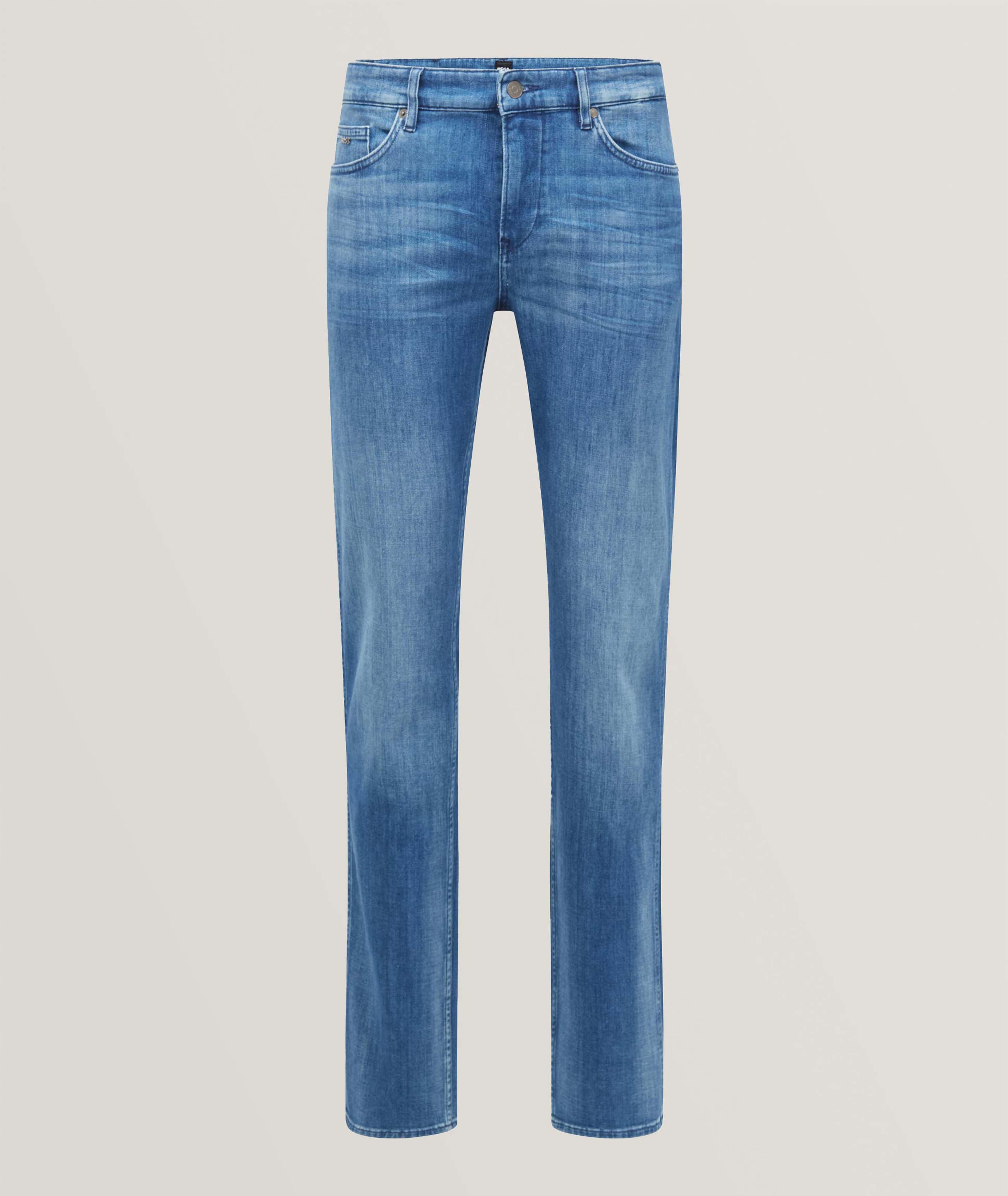 BOSS Jean Delaware De Coupe Amincie En Bleu , Taille Homme 32