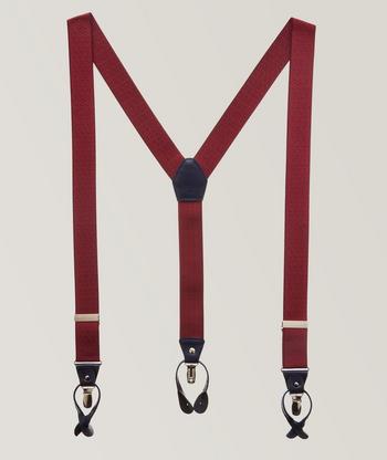 Harold Solid Leather Suspenders, Belts