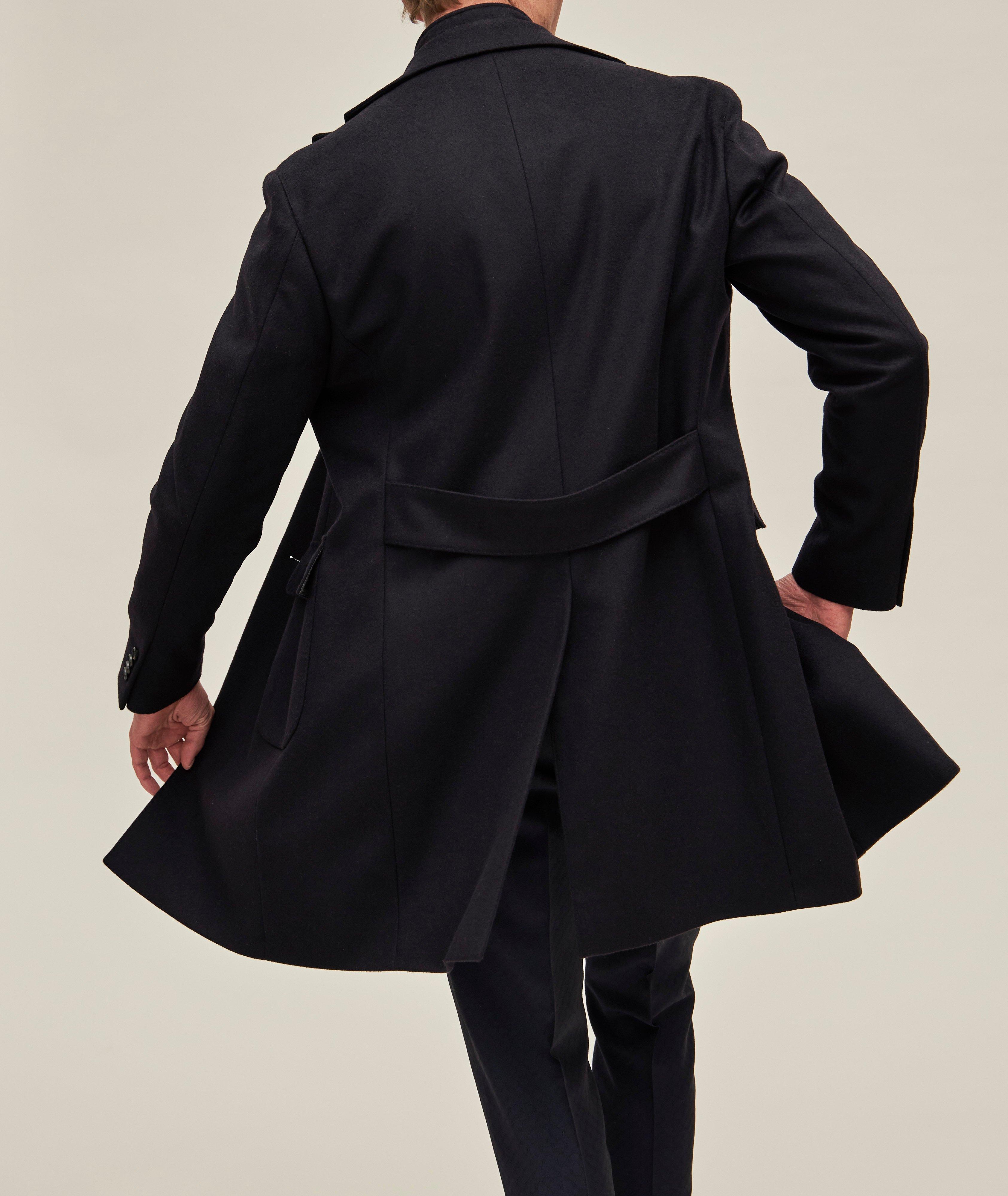 Virgin Wool-Cashmere Removable Bib Overcoat image 5