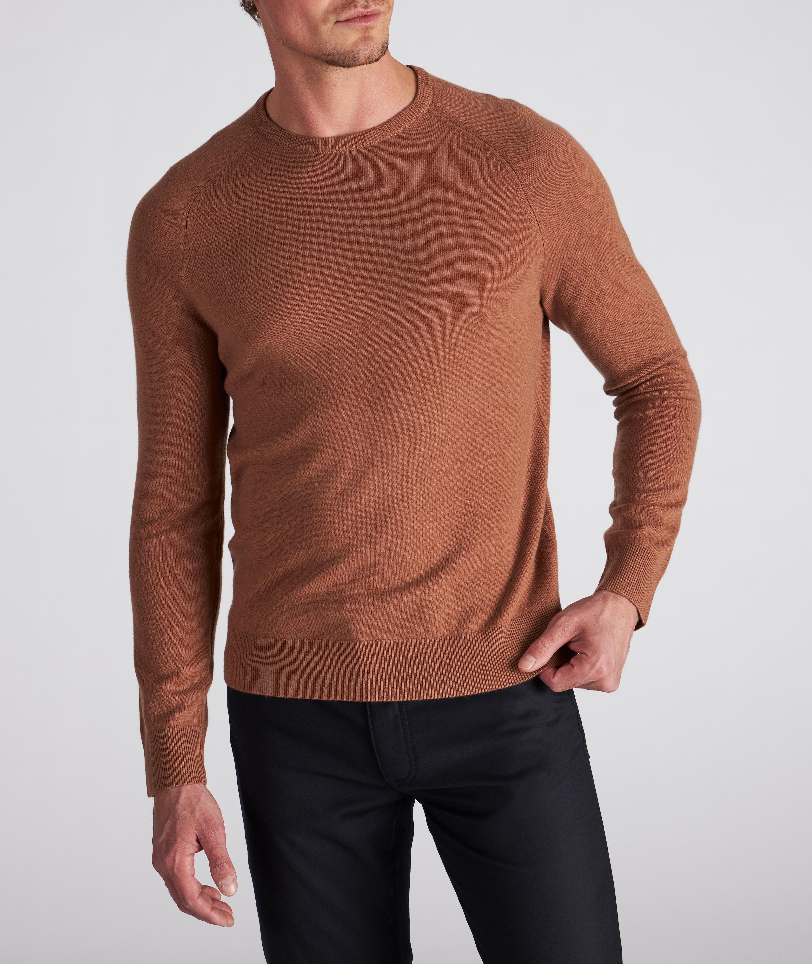 Wool-Cashmere Raglan Crewneck Sweater image 1