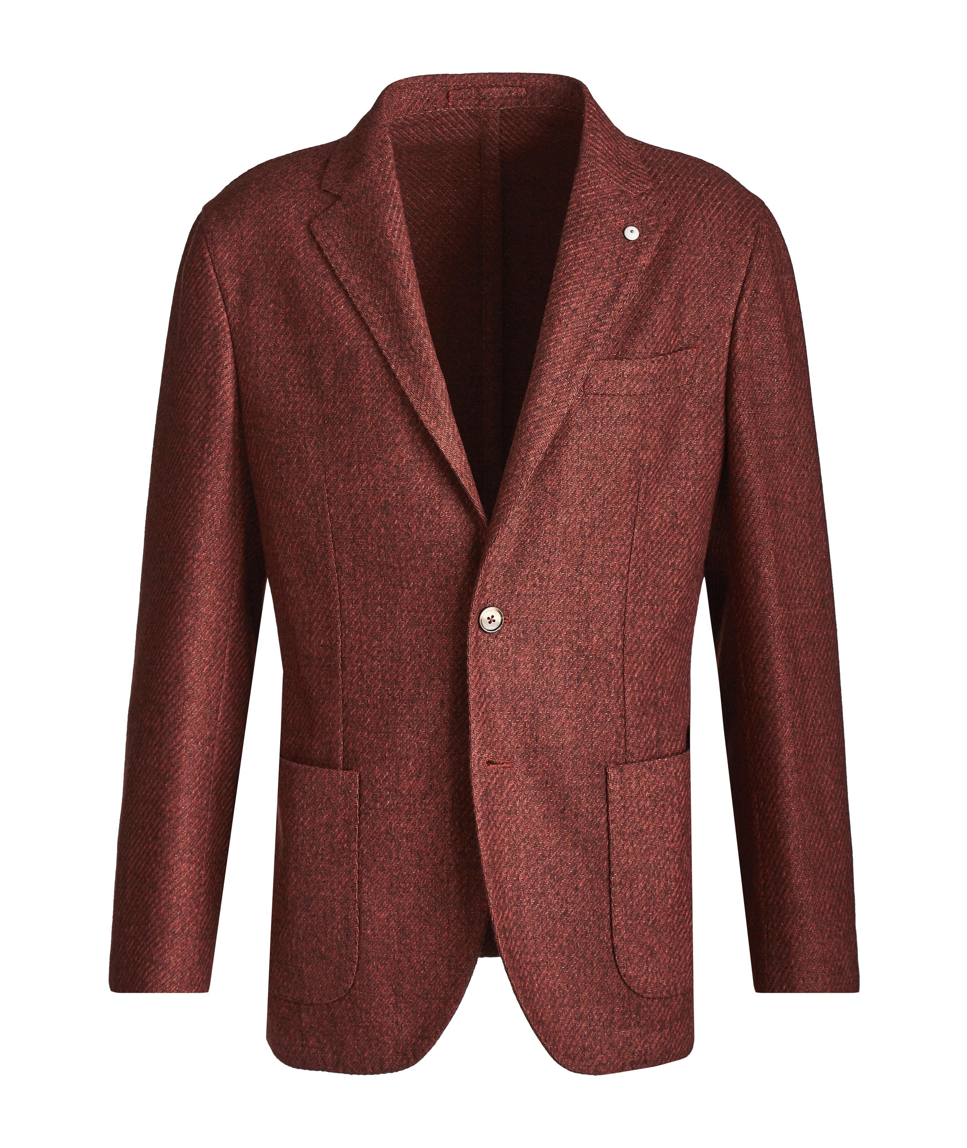 Herringbone Wool-Blend Sport Jacket image 0