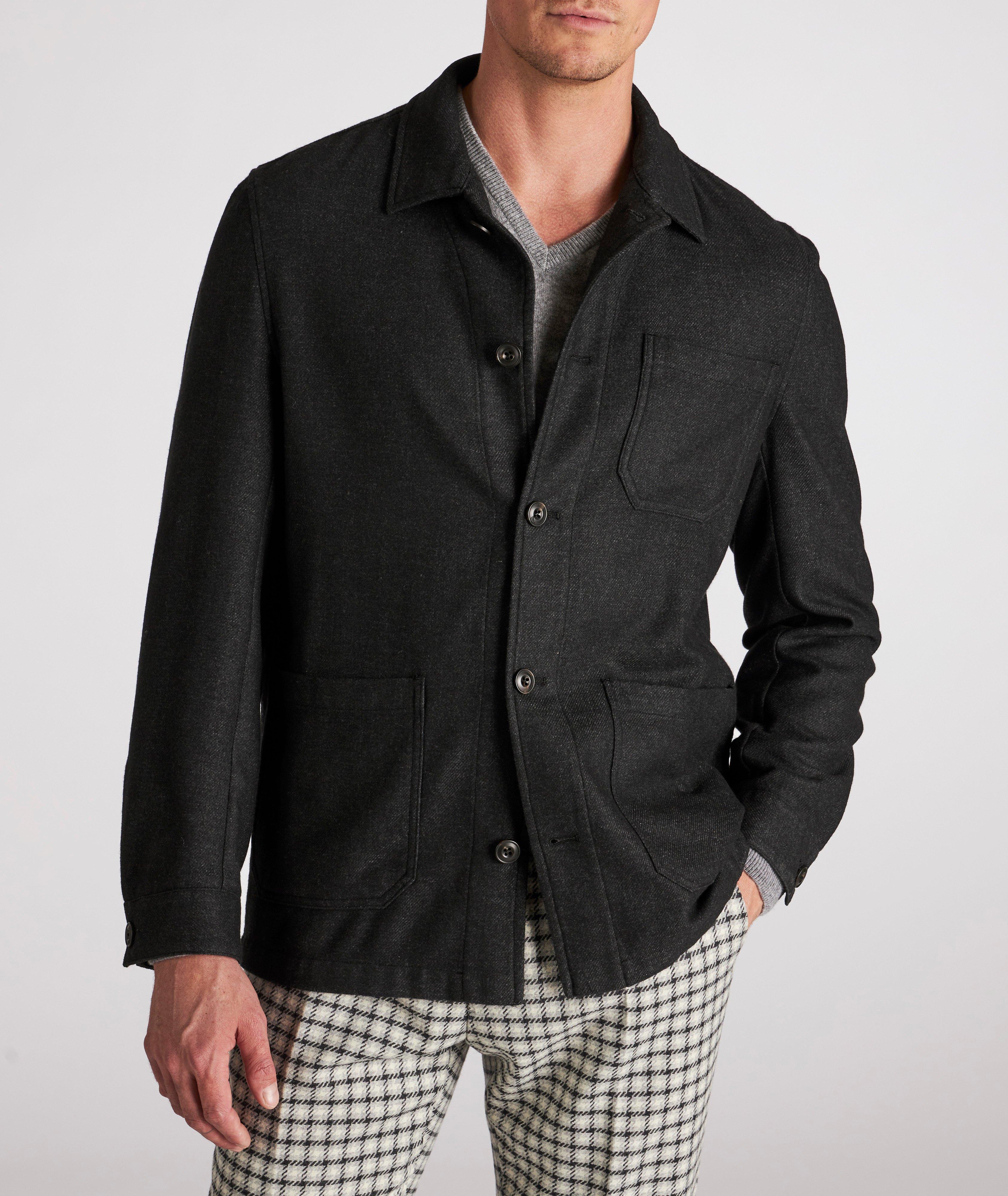 Wool Blend Unconstructed Chore Jacket image 1