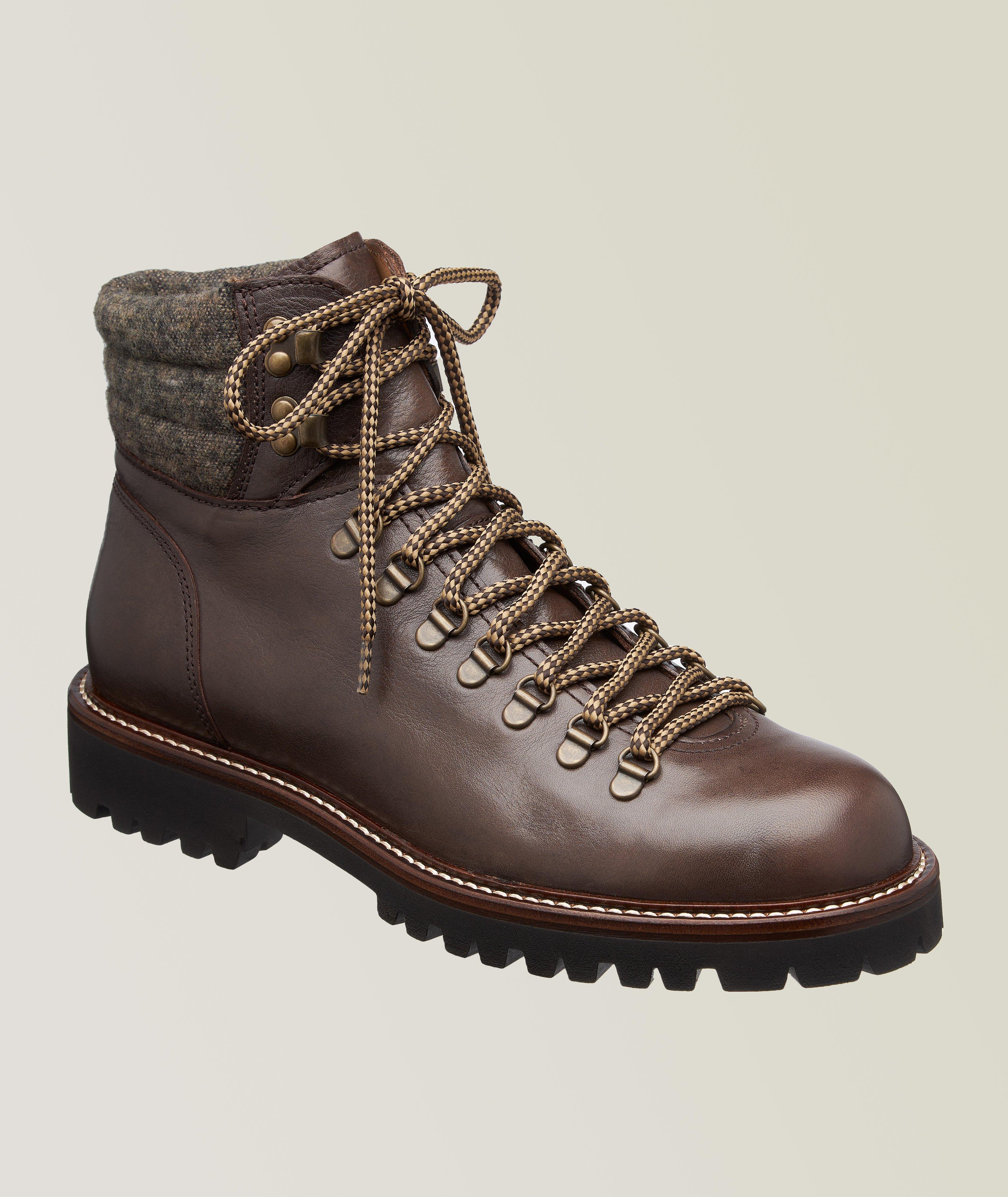 Leather Lug Hiking Boot