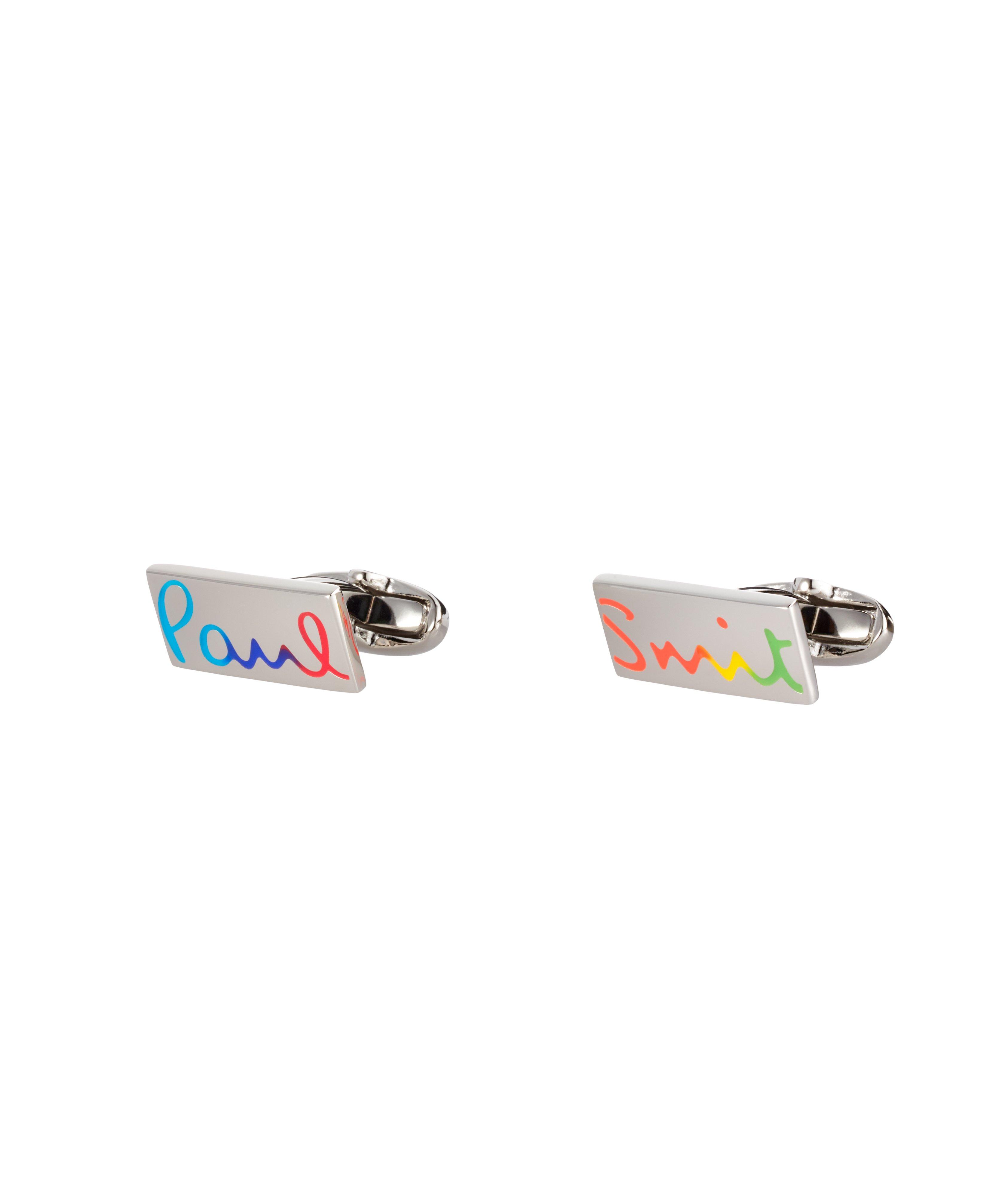 Boutons de manchette plaques de marque image 0