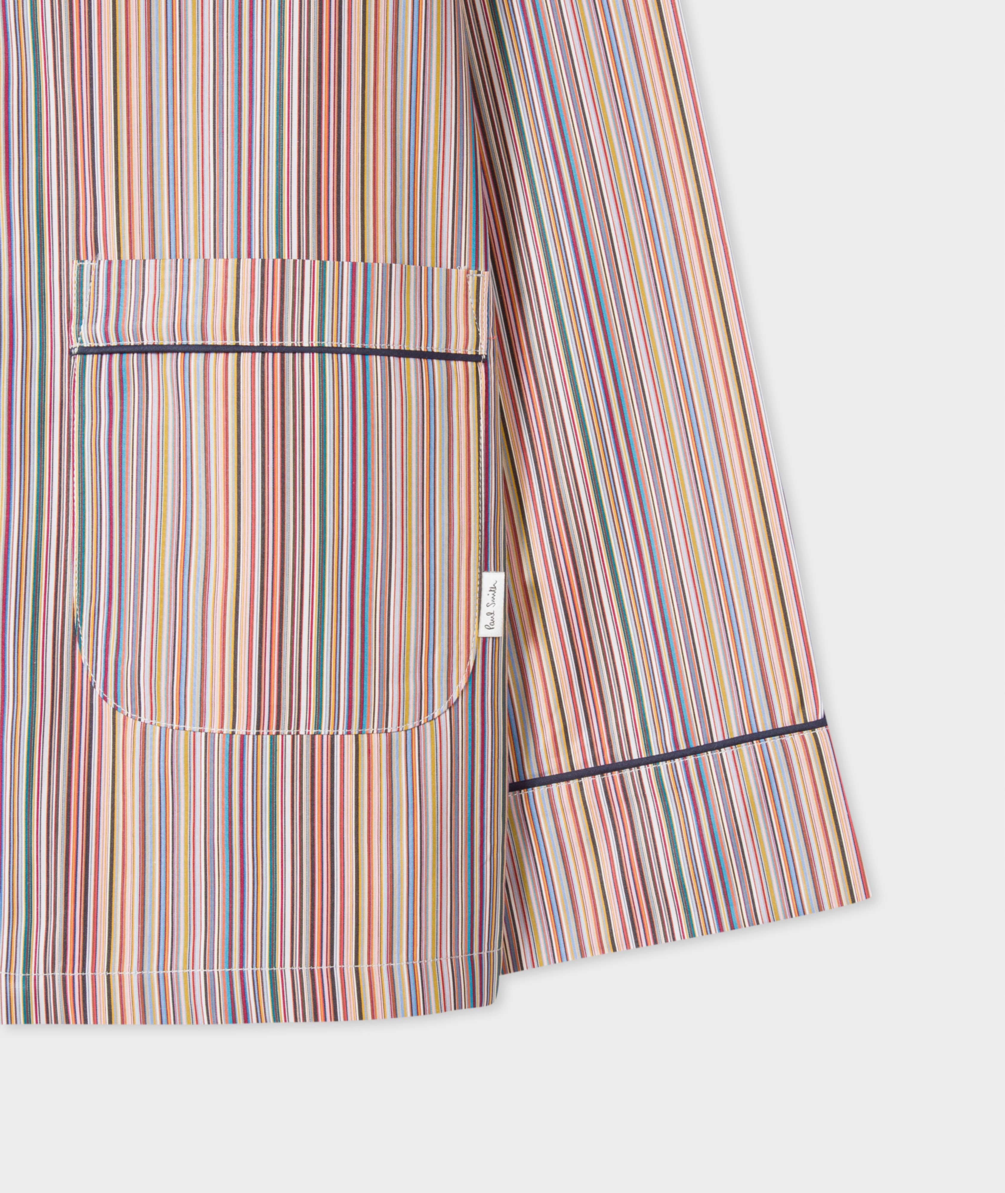'Artist Stripe' Cotton Pyjamas Set image 2