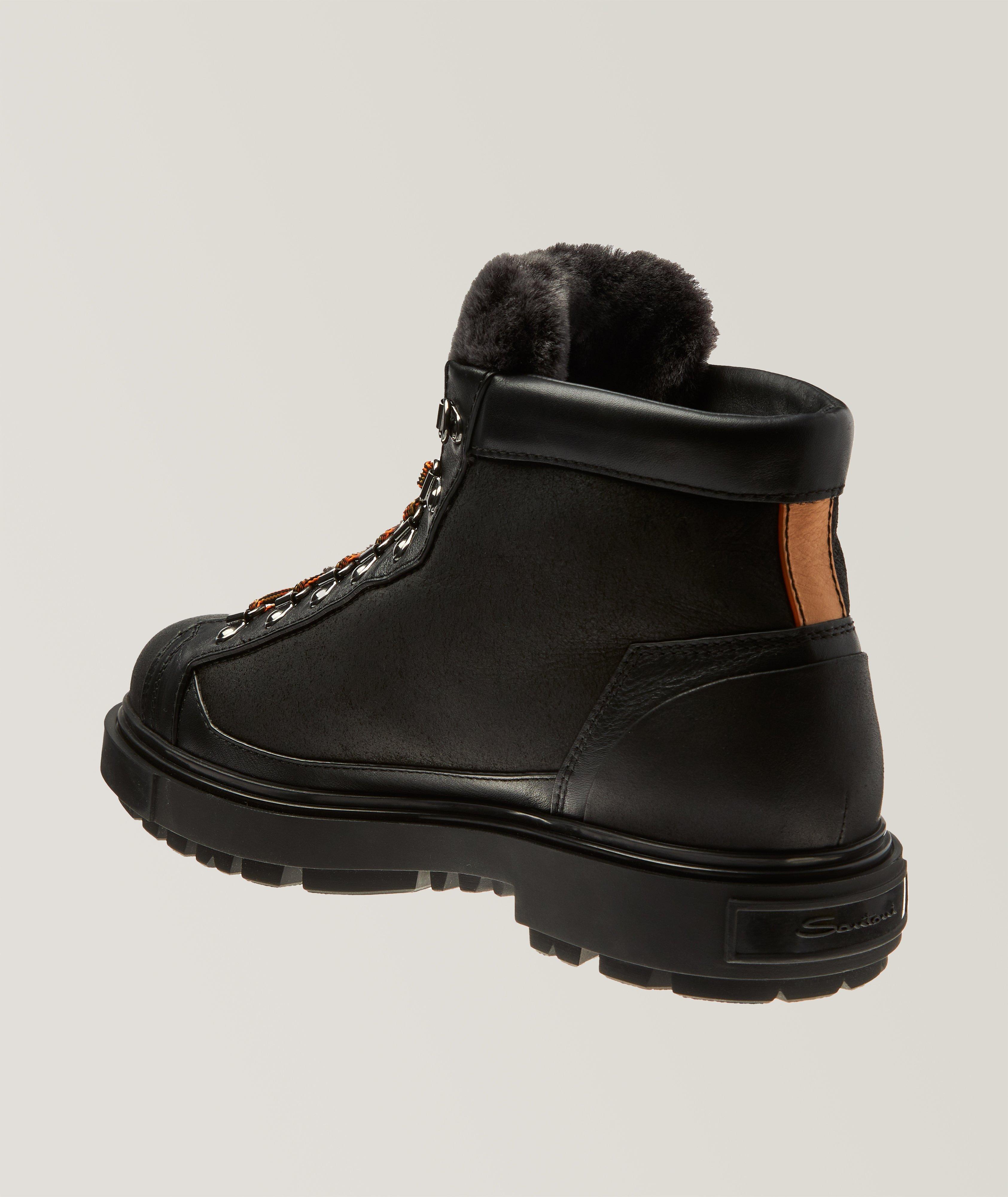 Nappa Leather Shearling Hiking Boot image 1