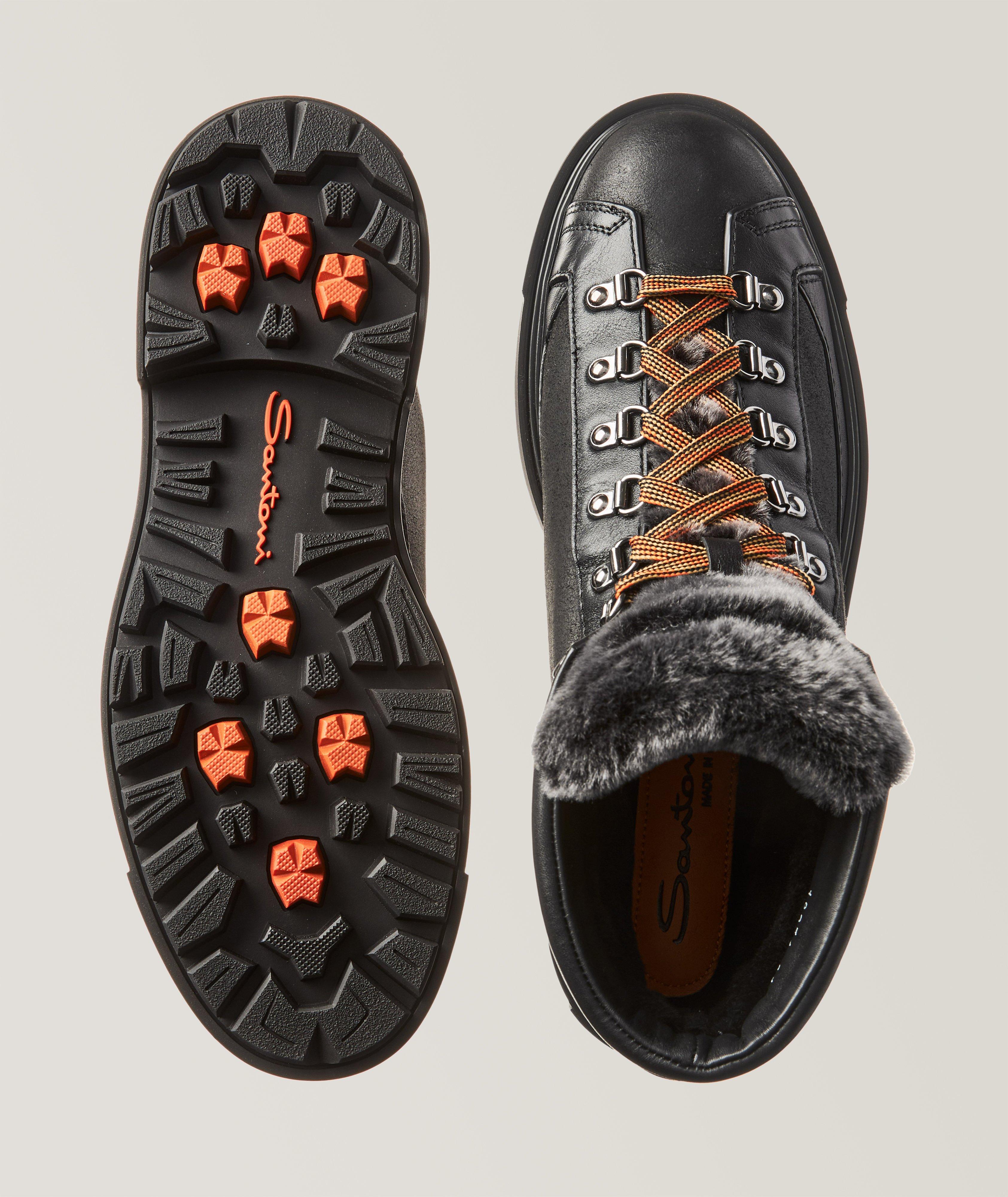 Nappa Leather Shearling Hiking Boot image 2