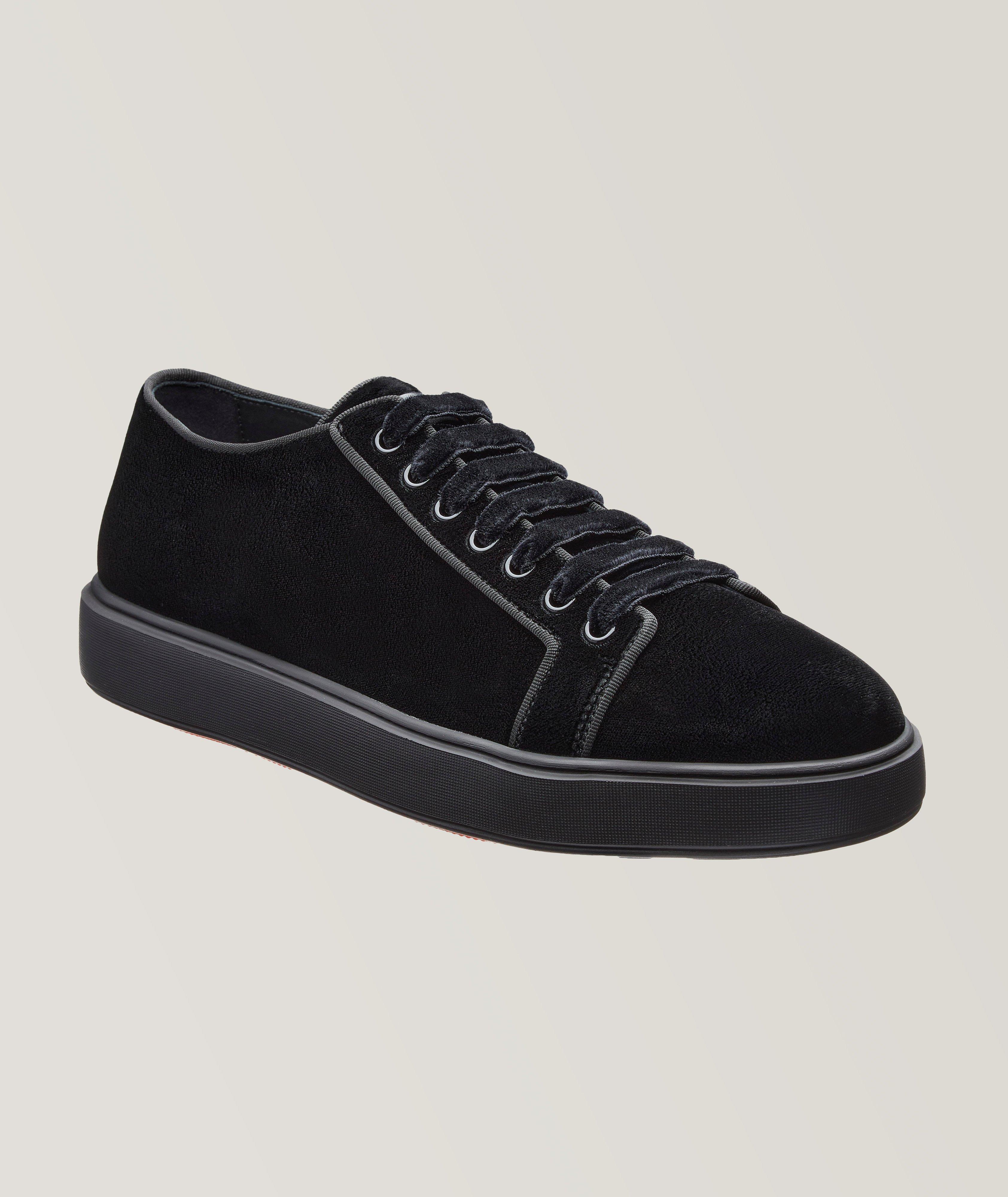 Velvet Slip-On Sneakers image 0