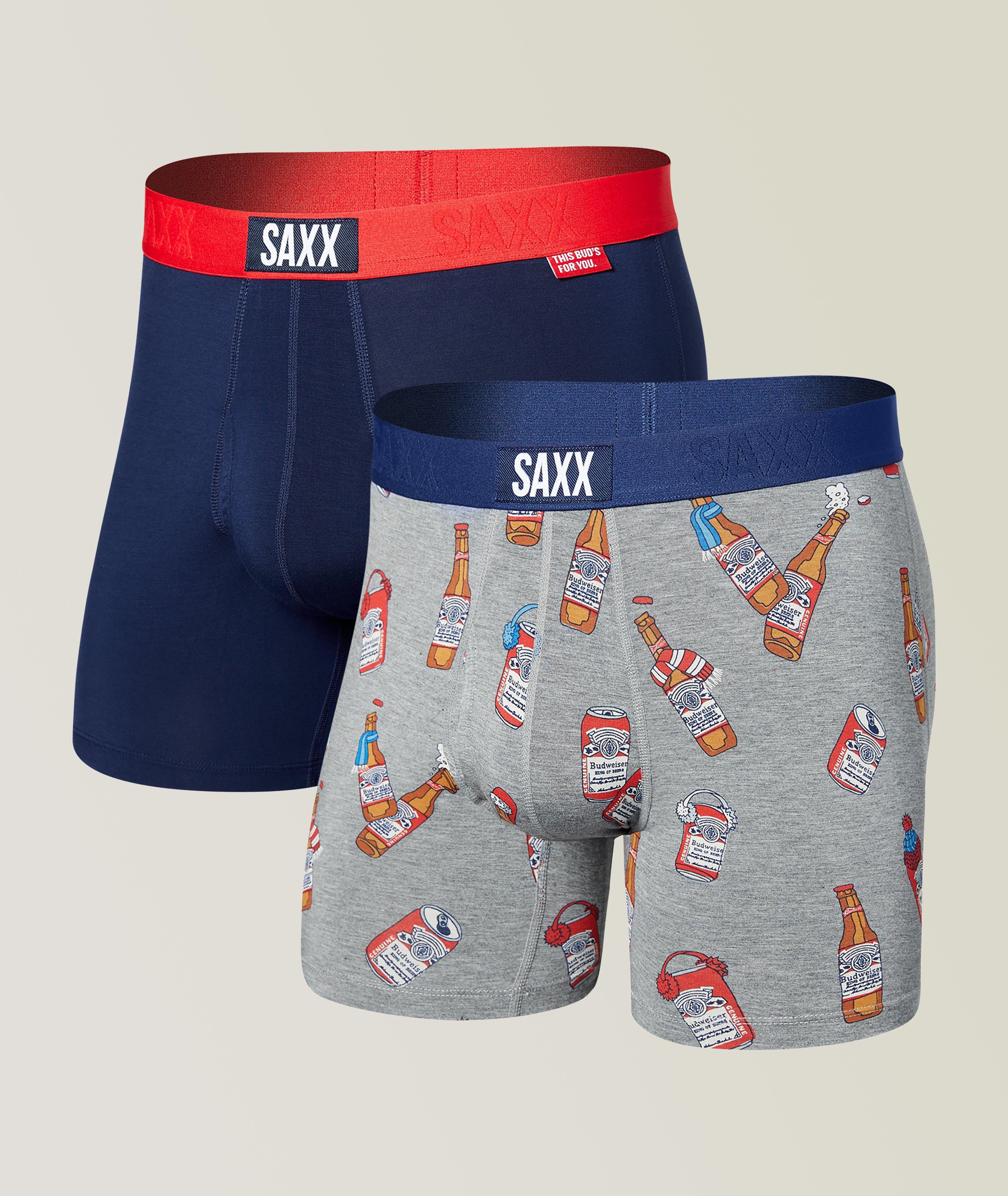 2-Pack Winter Gear Bud Print Ultra Boxer Briefs image 0