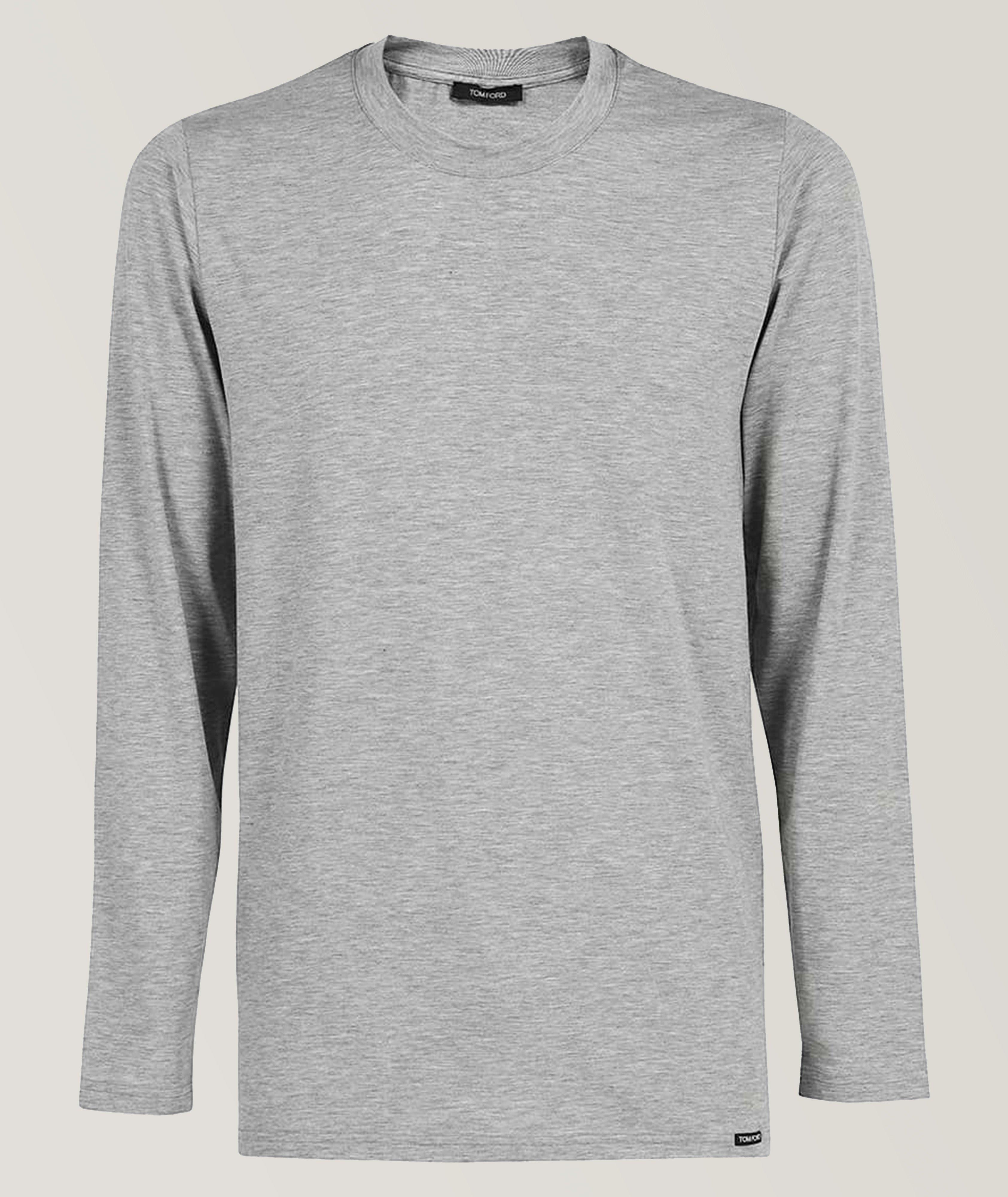 Tom Ford Pull En Jersey À Encolure Ronde En Gris , Taille Homme Petit