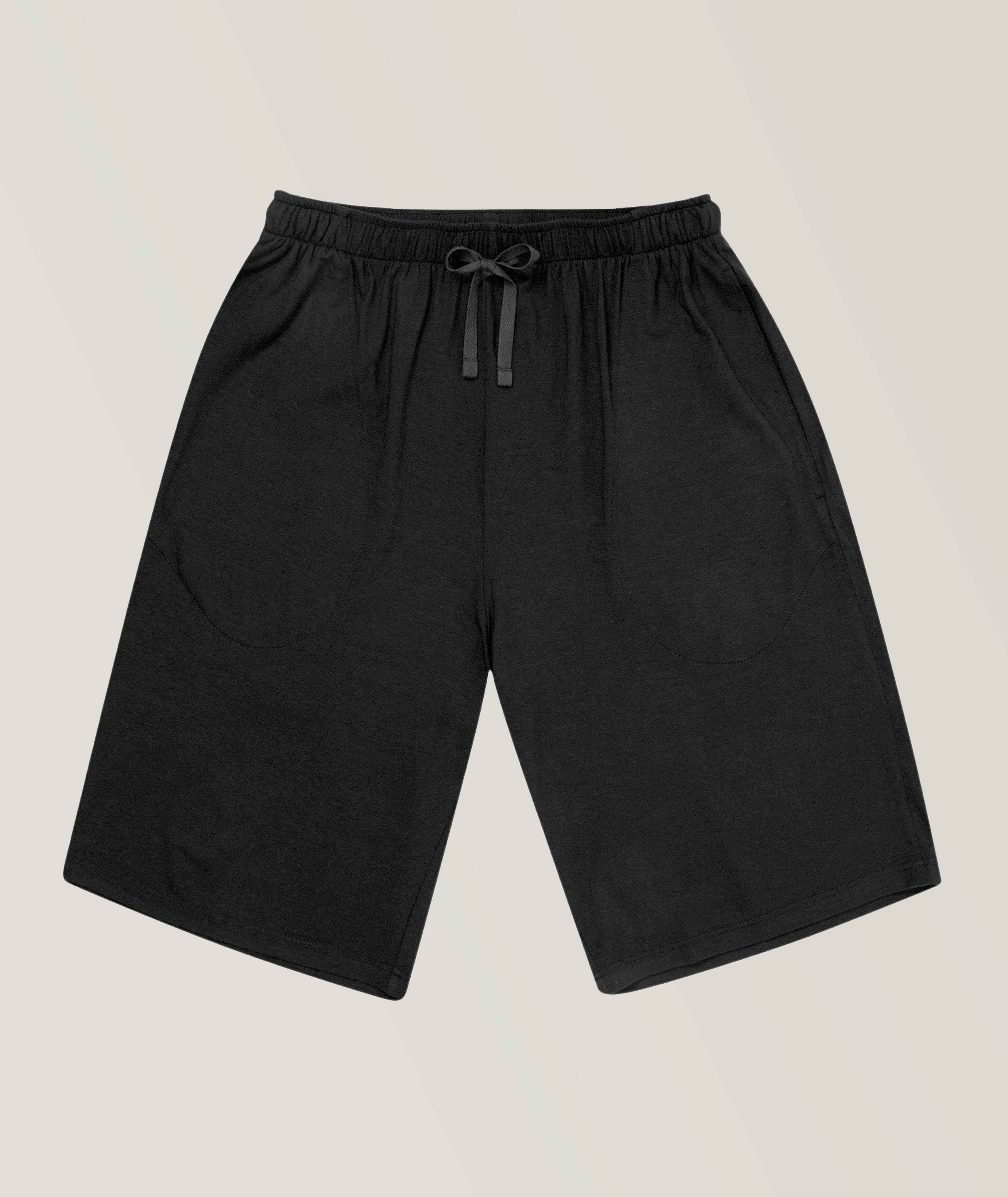 Derek Rose Short Basel En Micromodal En Noir , Taille Homme TG