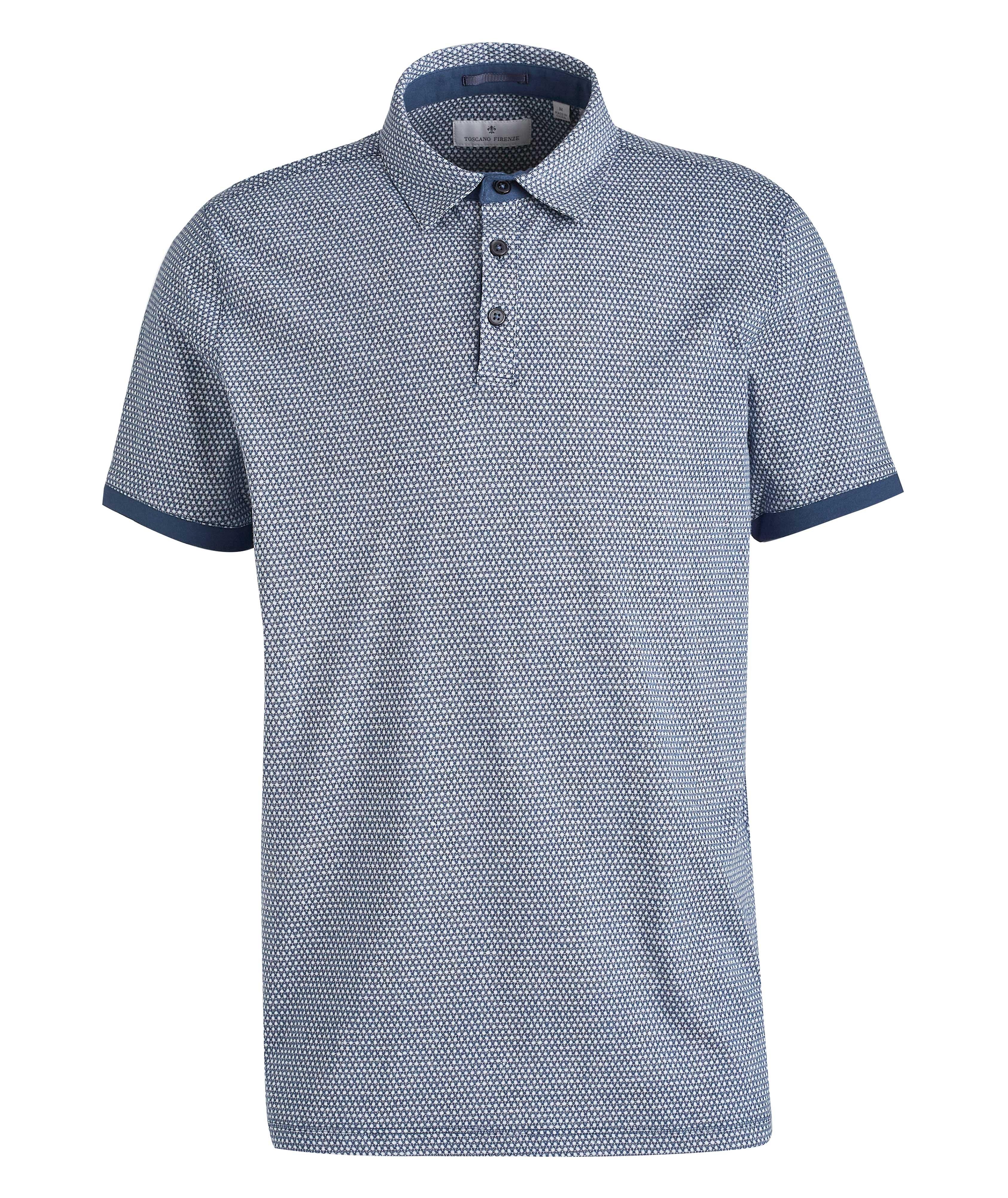 Printed Cotton Pique Polo image 0