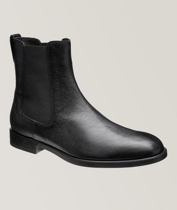 Nat ujævnheder læder Santoni Polished Leather Chelsea Boots | Boots | Harry Rosen