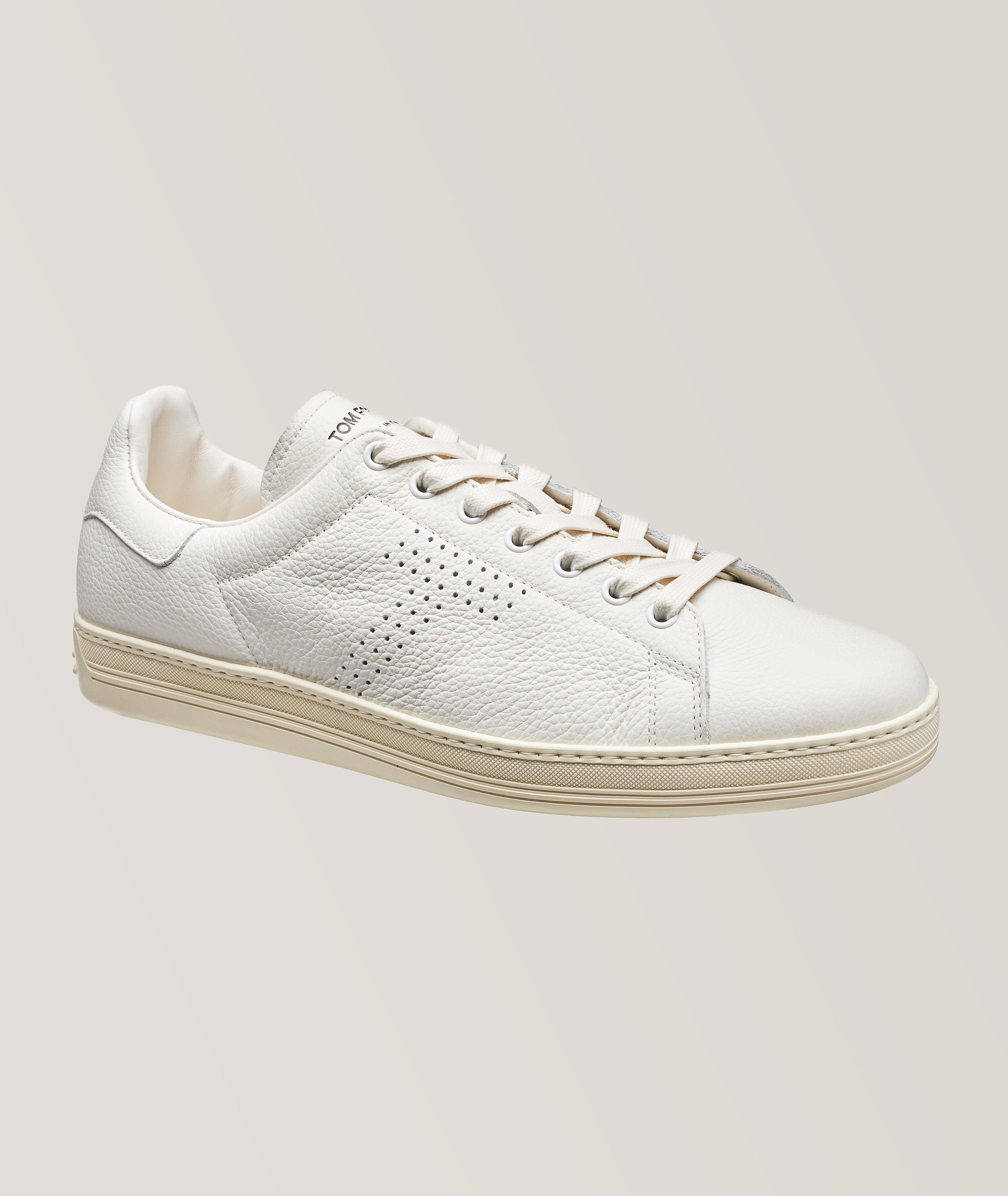 Tom Ford Chaussure Sport Warwick En Cuir En Blanc , Taille Homme 6