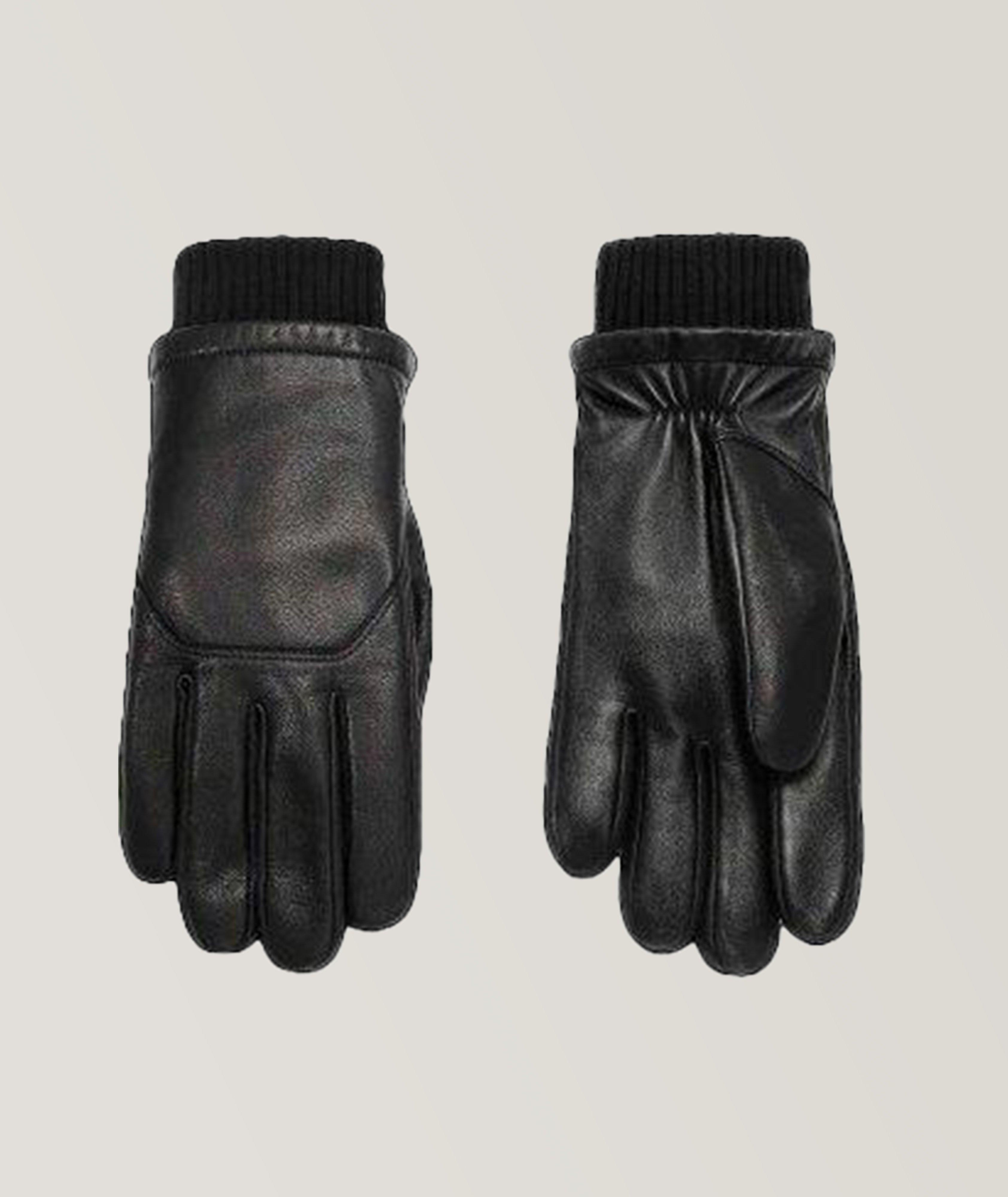 Canada Goose Gants De Travail En Cuir En Noir , Taille Homme TG