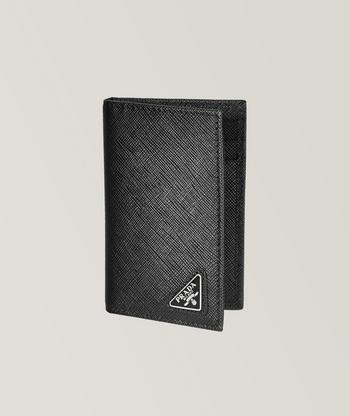 Psycho Bunny Billfold Leather Wallet - Black | NYCMode