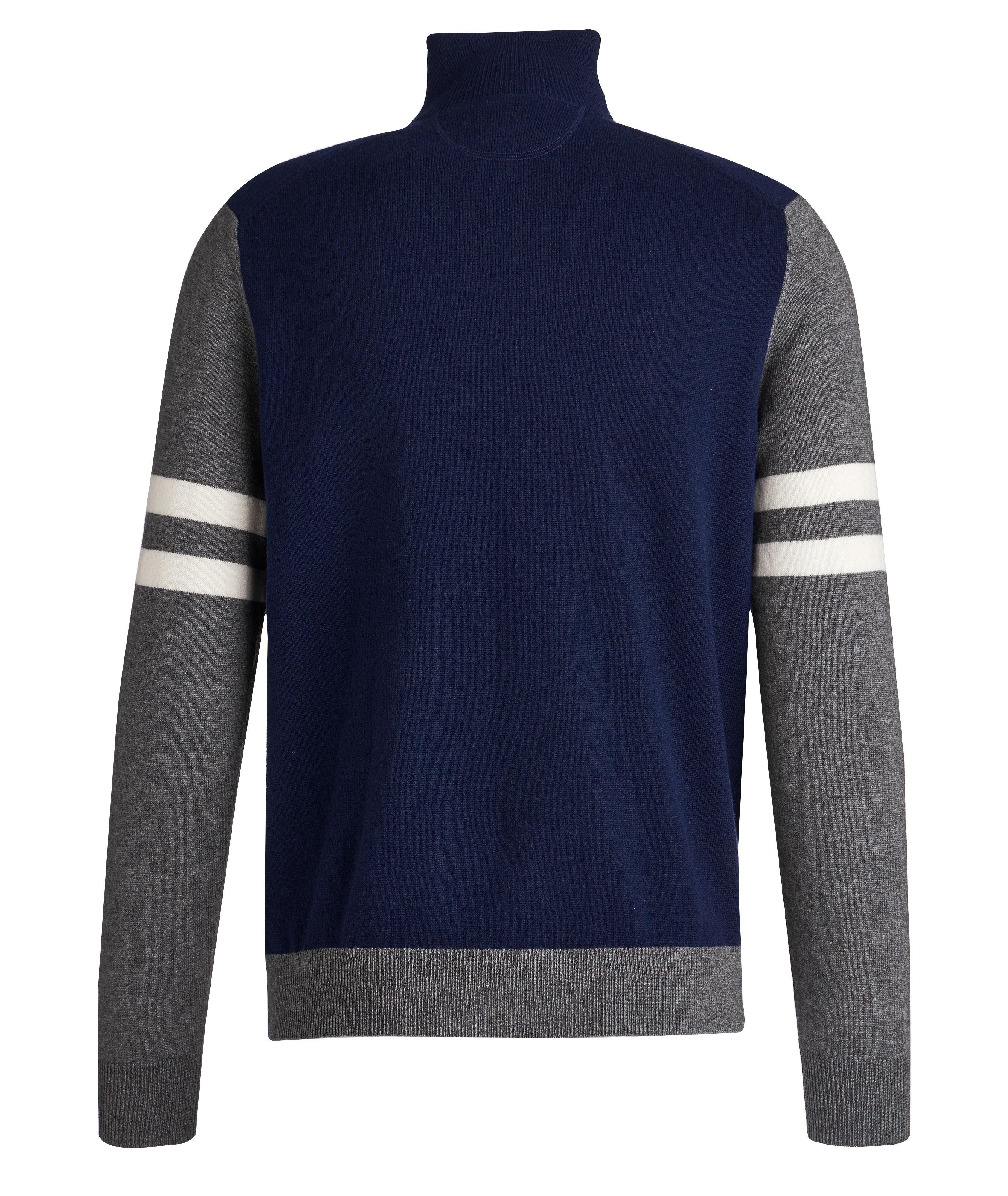 Stand Collar Wool-Blend Sweater image 1