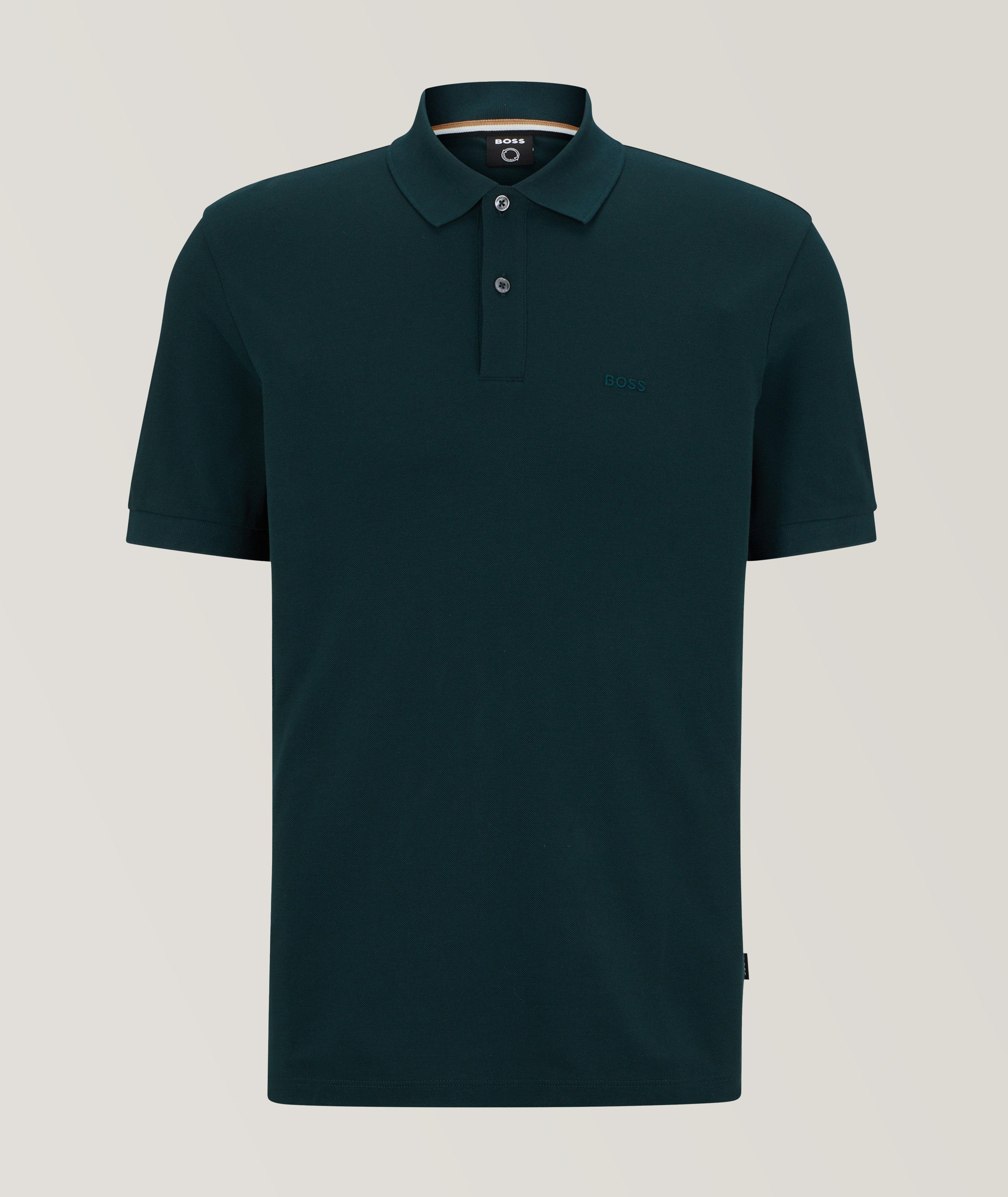 Tonal Logo Organic Cotton PiquÃ© Polo