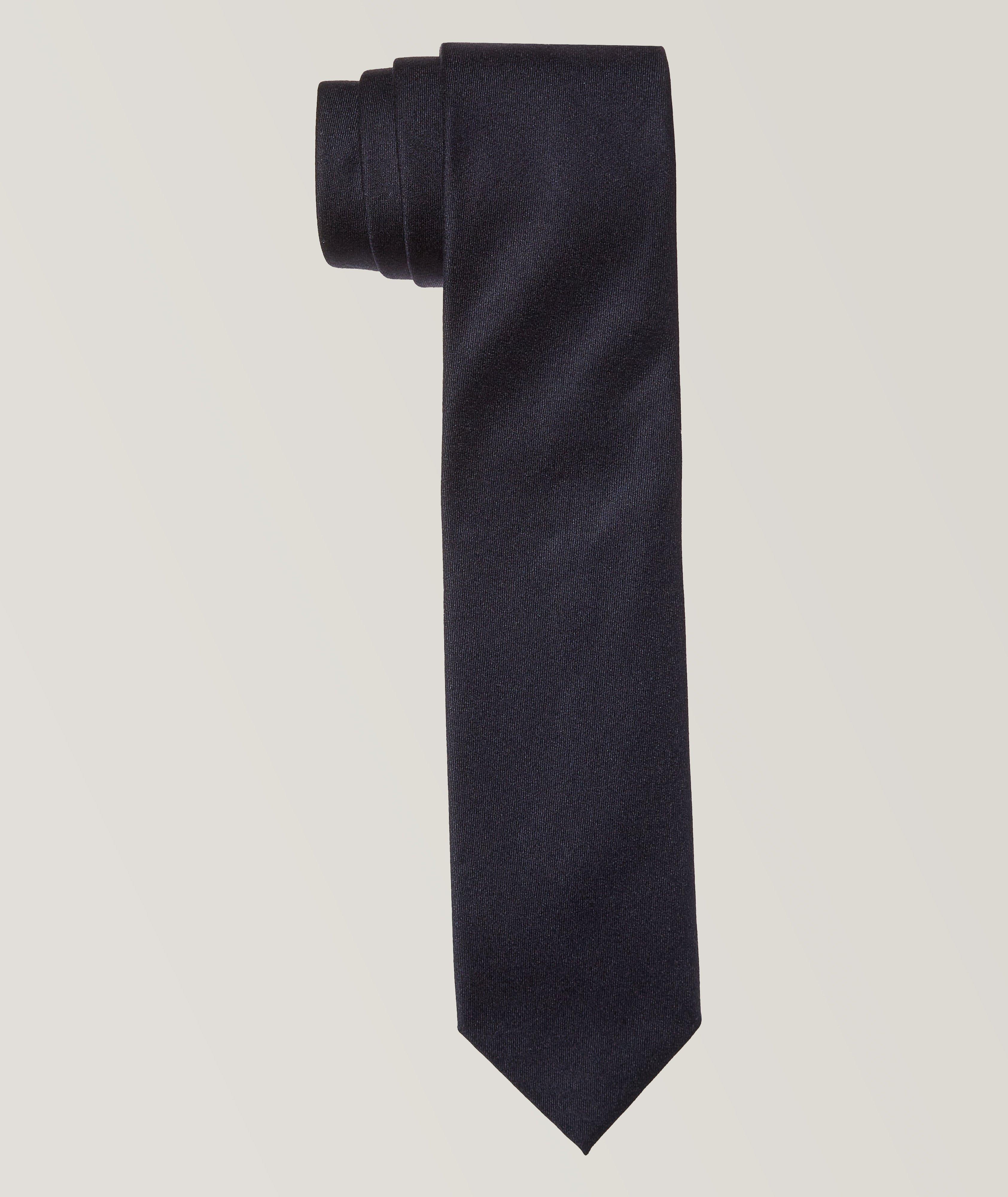 Virgin Wool Blend Tie  image 0