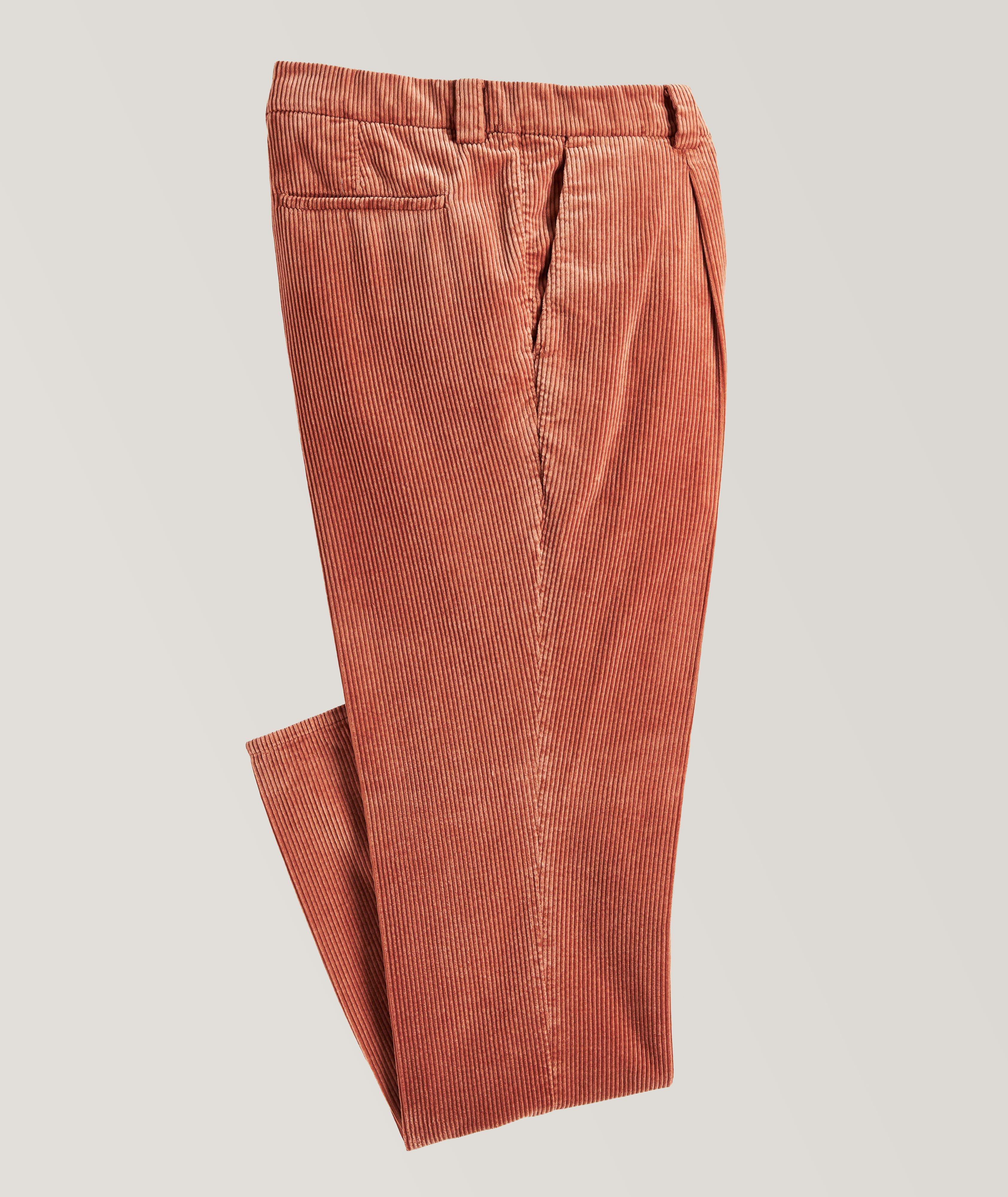 Cotton Corduroy Leisure Fit Pants image 0