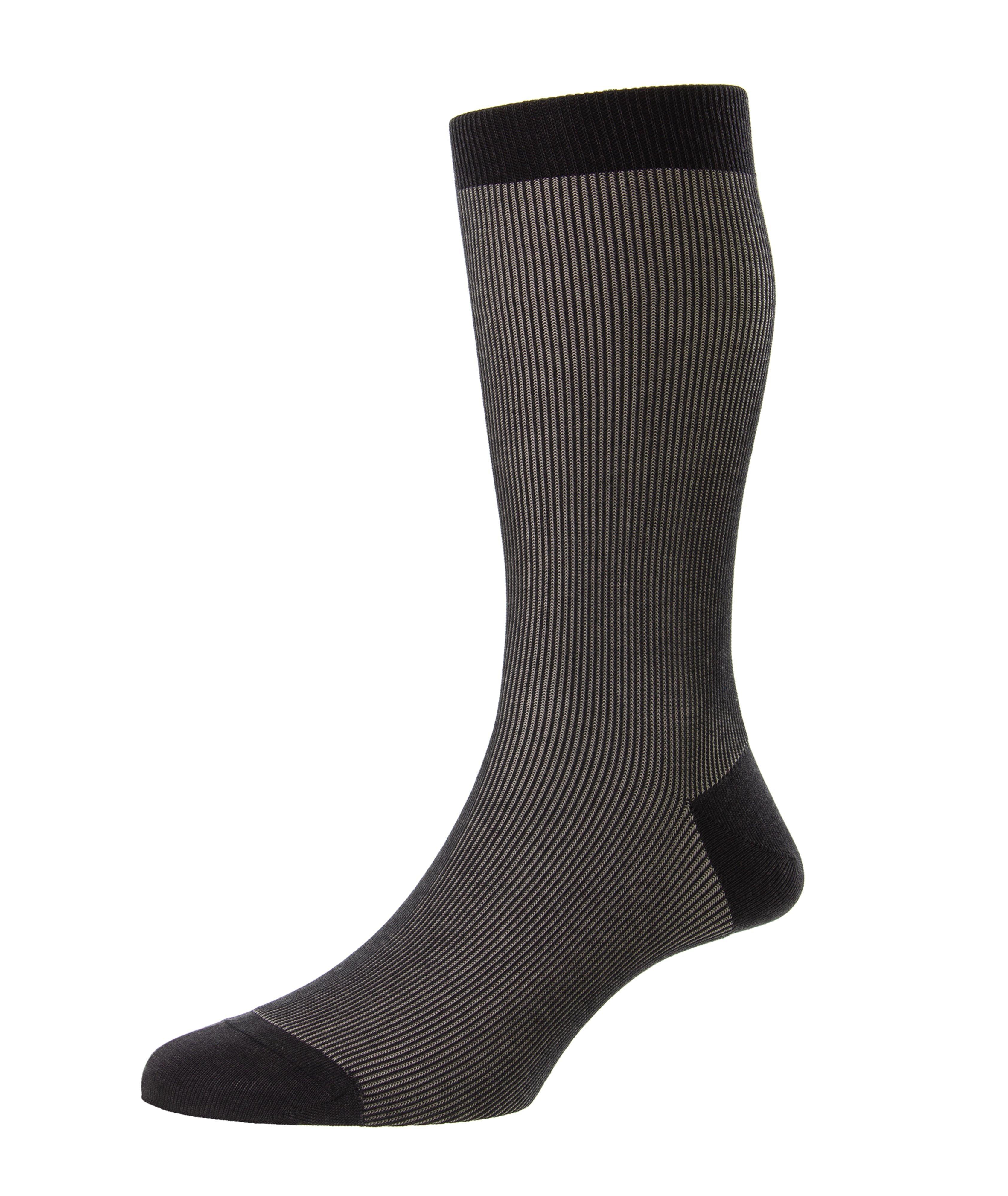 Chaussettes en coton égyptien à rayures image 0
