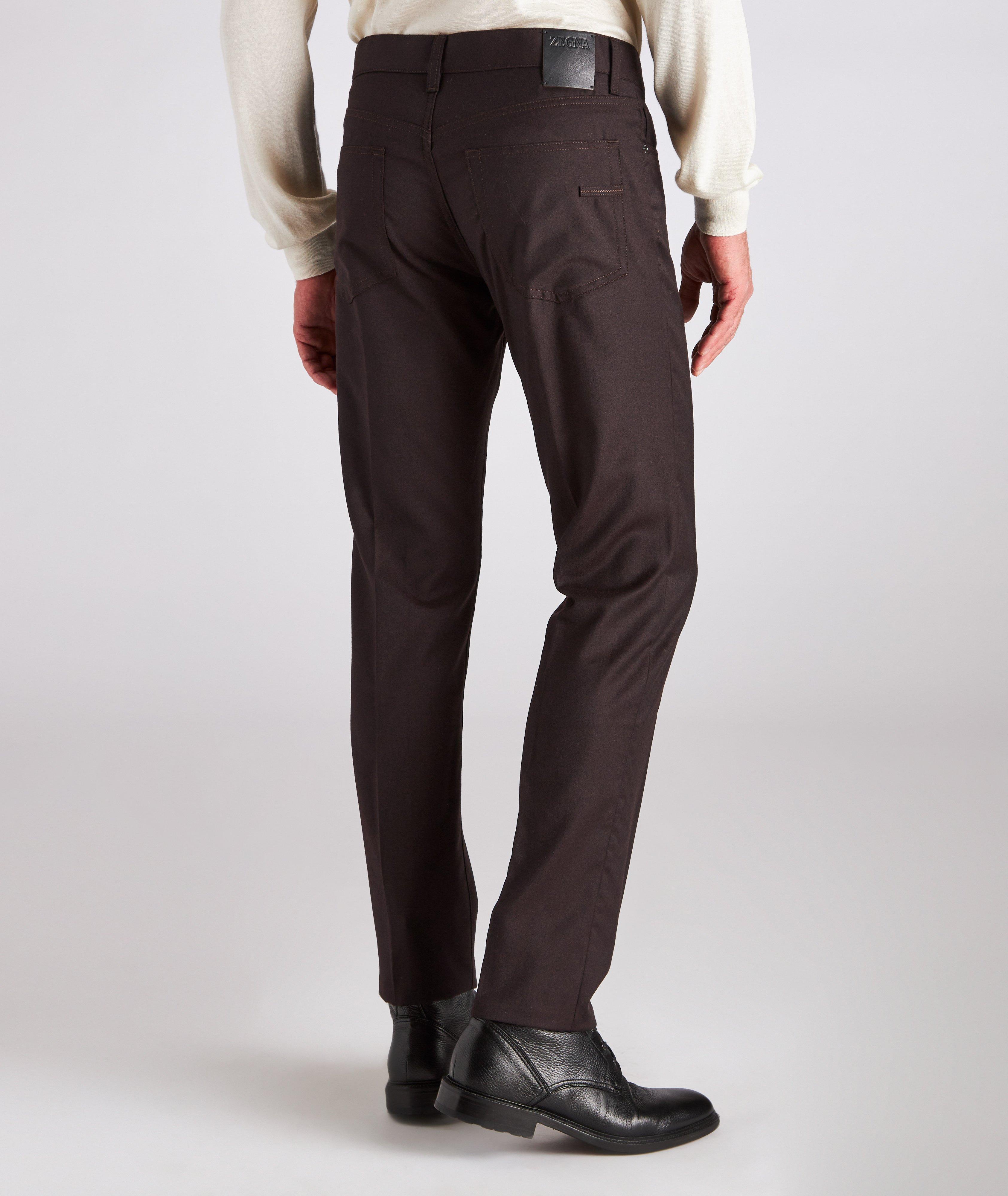 City Wool Flannel Five-Pocket Pants image 3