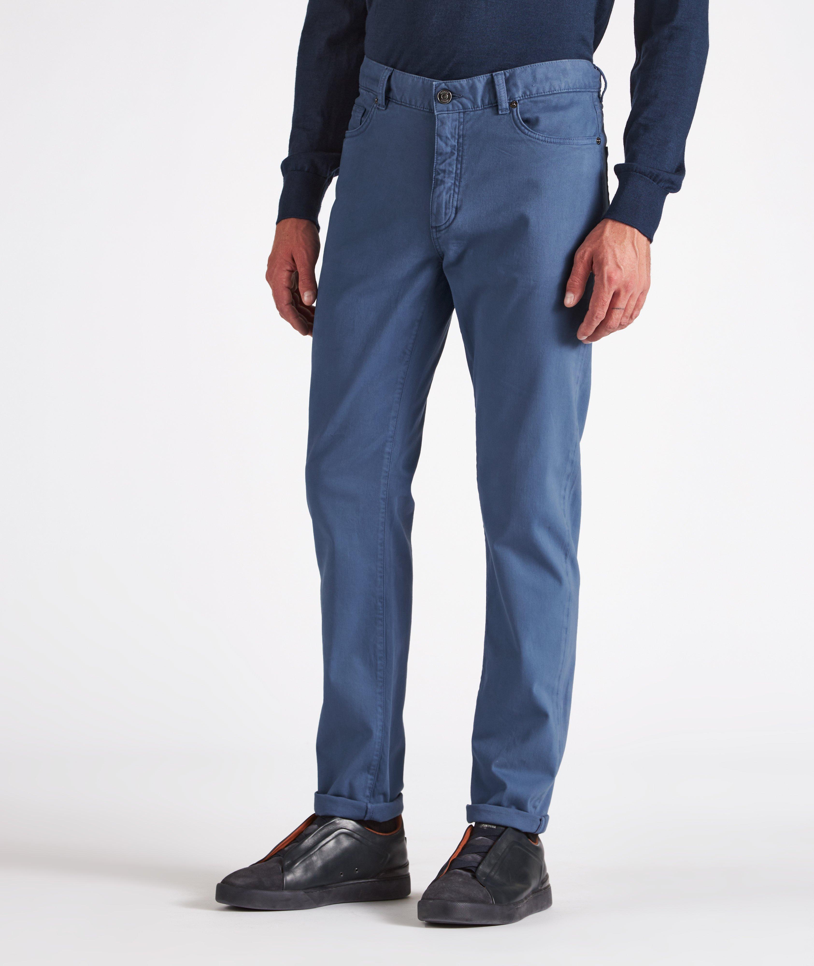 Zegna City Stretch-Cotton 5-Pocket Jeans | Pants | Final Cut