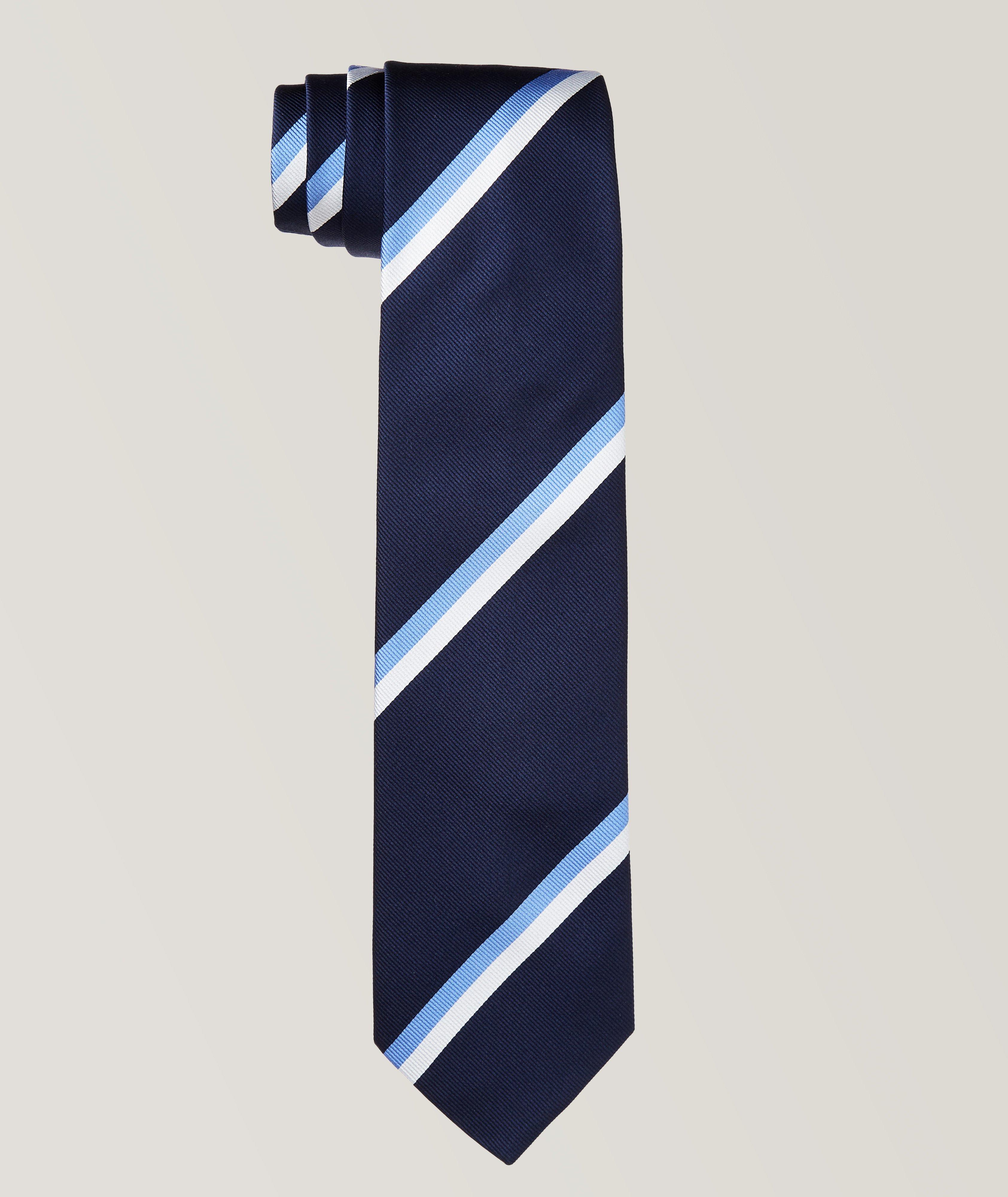 Stripe Cashmere Tie